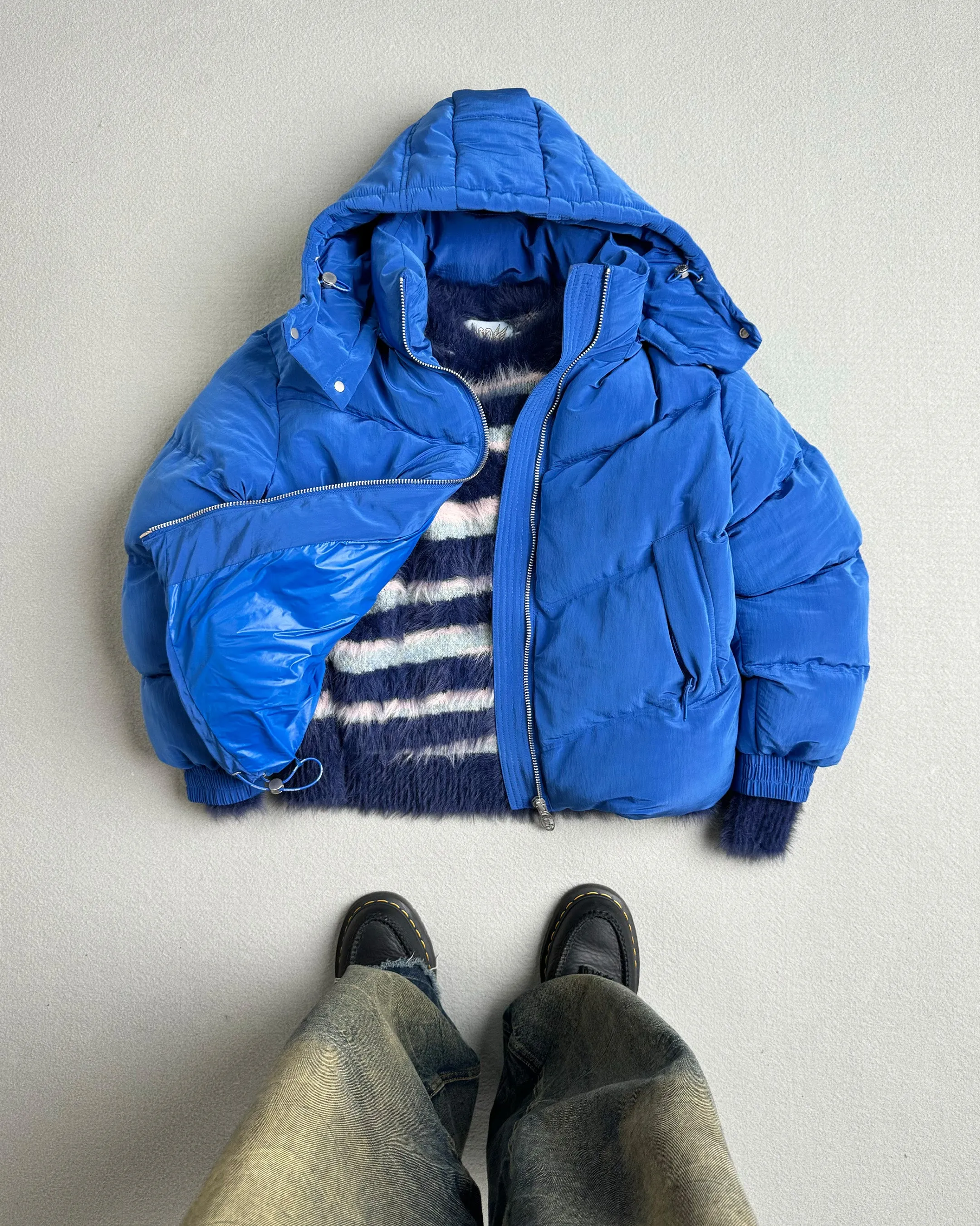 Og Puffer Jacket Blue sold by Nude Project product image thumbnail 4