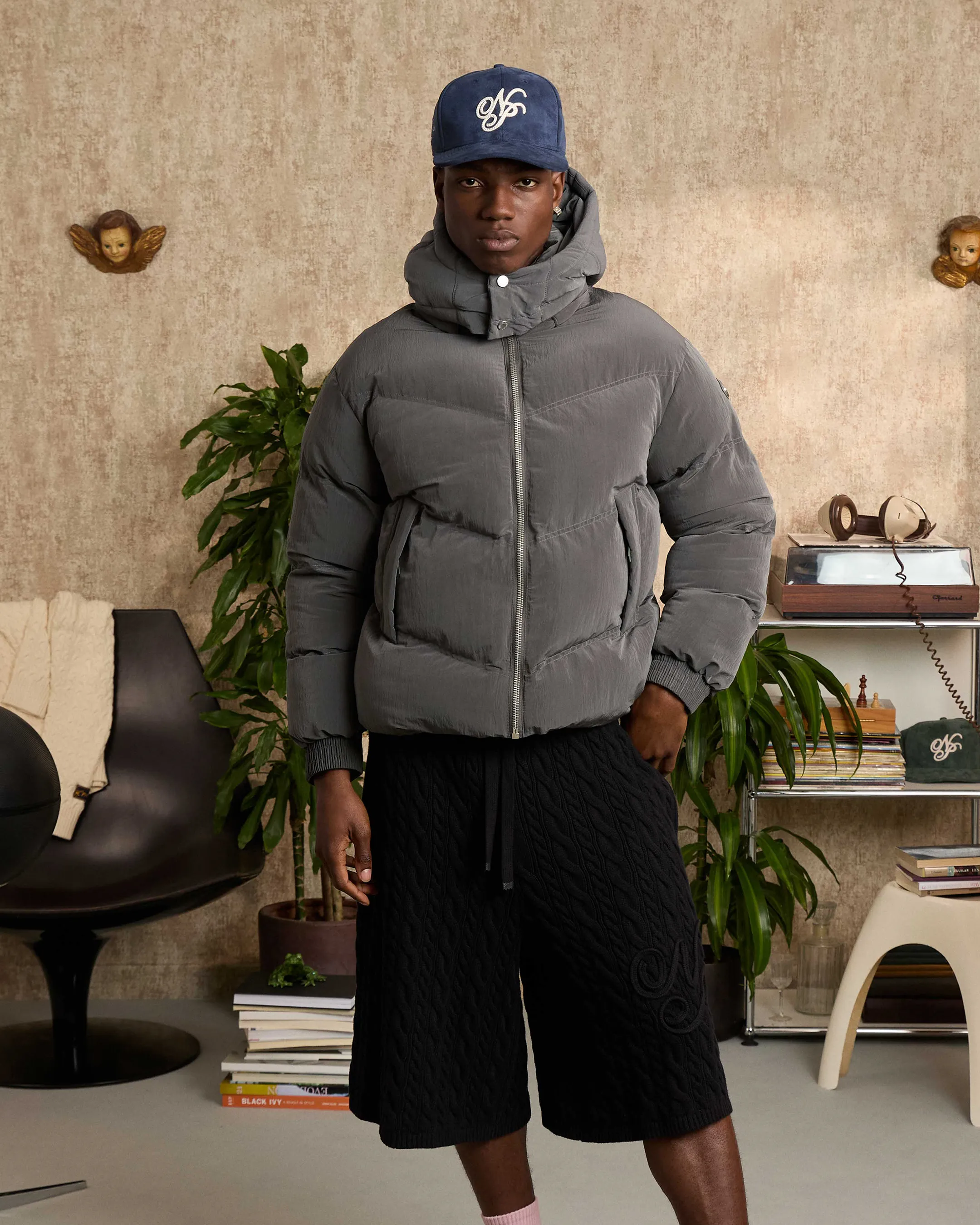 Og Puffer Jacket Grey sold by Nude Project product image thumbnail 2