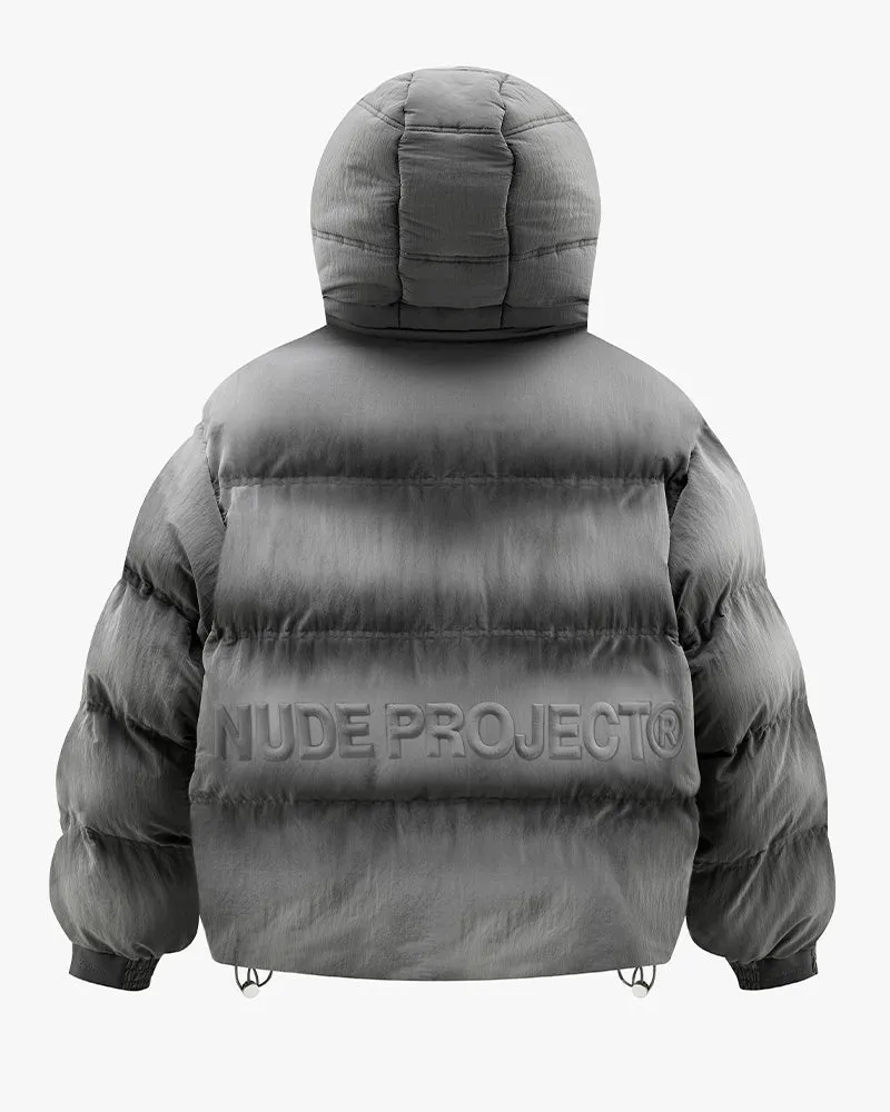 Og Puffer Jacket Grey sold by Nude Project product image thumbnail 3