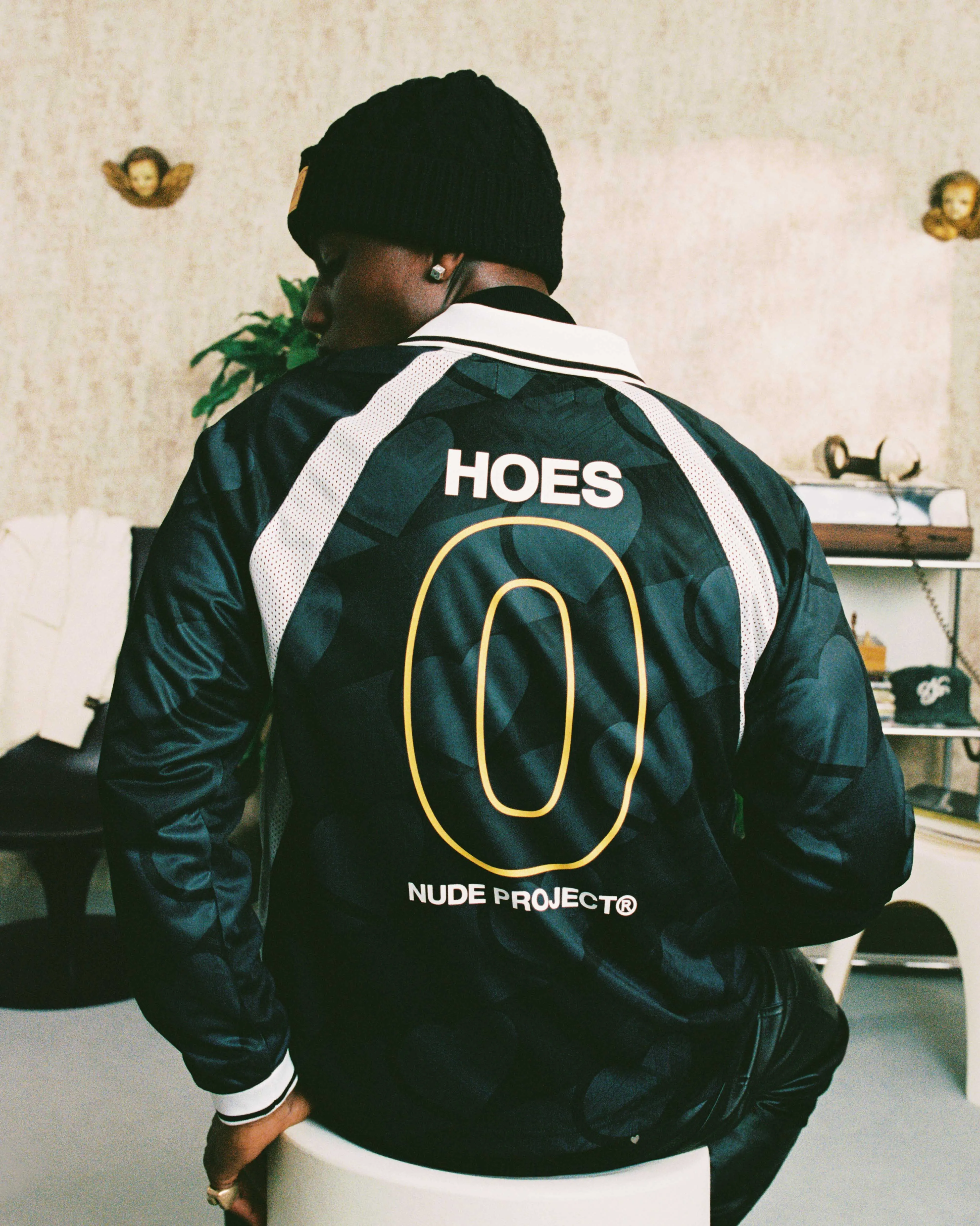 NO GAME FOOTBALL LONG-SLEEVE TEE BLACK sold by Nude Project product image thumbnail 3