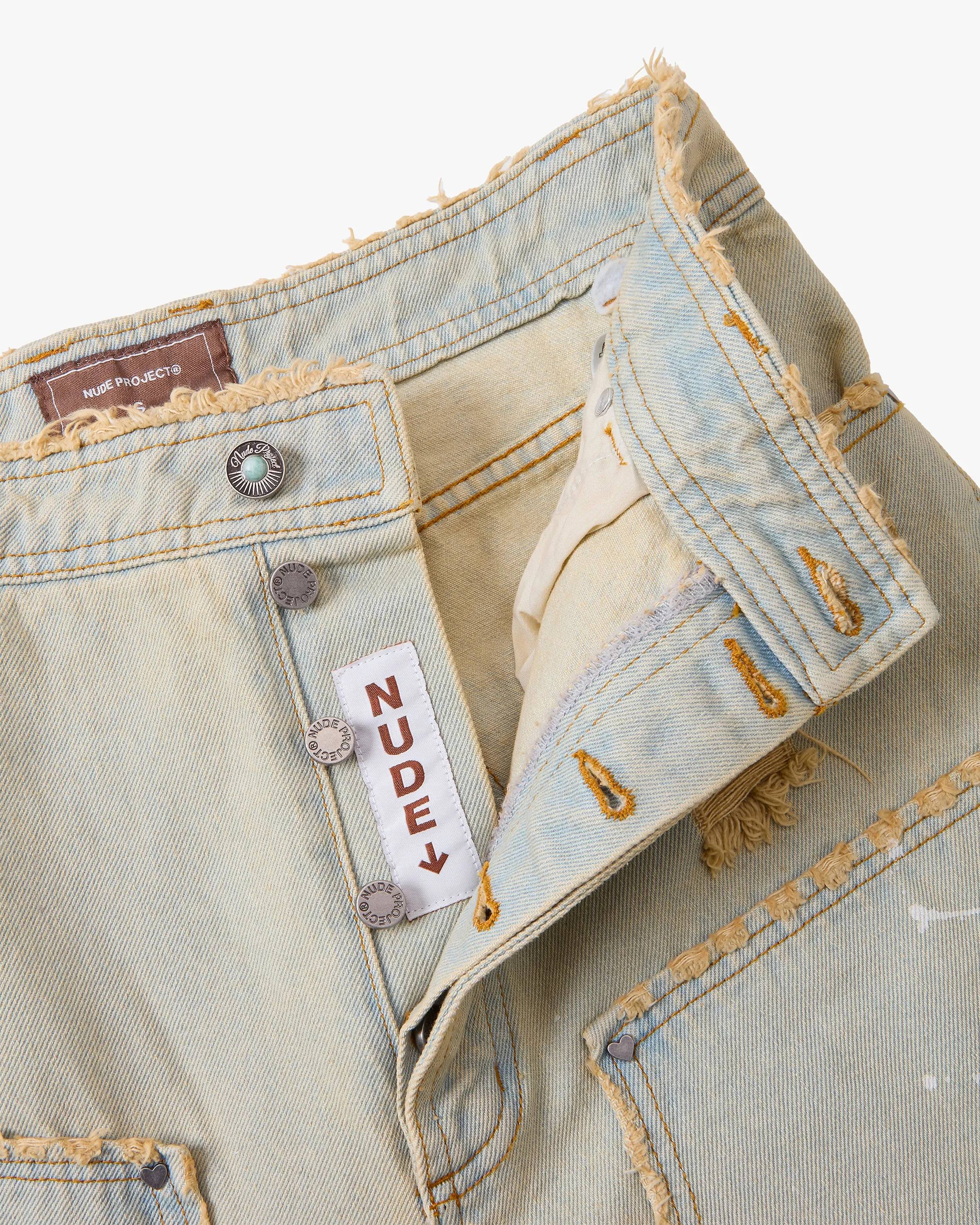 Painted Carpenter Jeans sold by Nude Project product image thumbnail 5