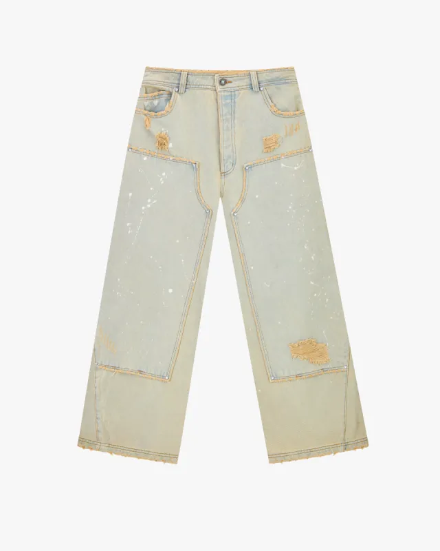 PAINTED CARPENTER PANTS sold by Nude Project