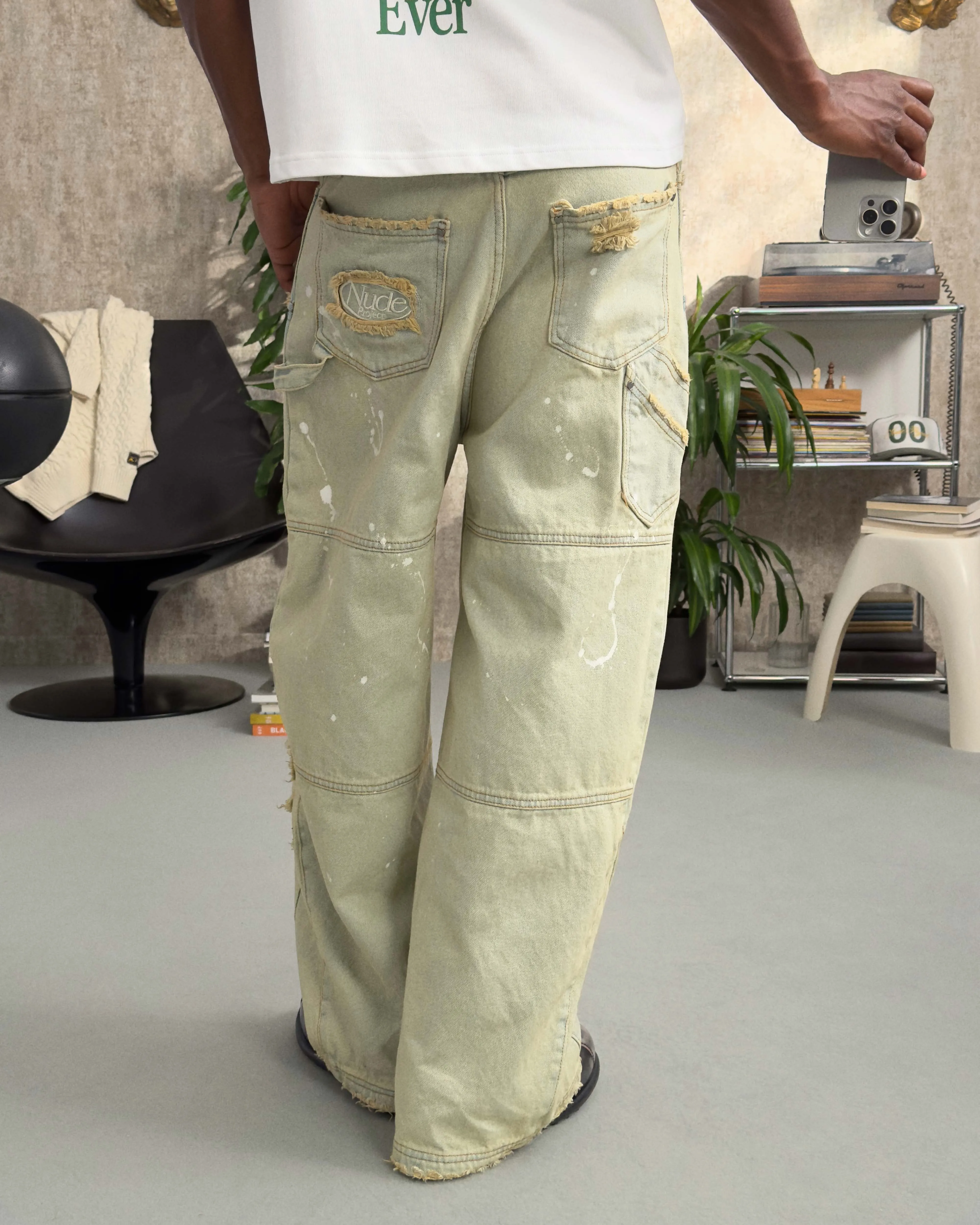 Painted Carpenter Jeans sold by Nude Project product image thumbnail 4