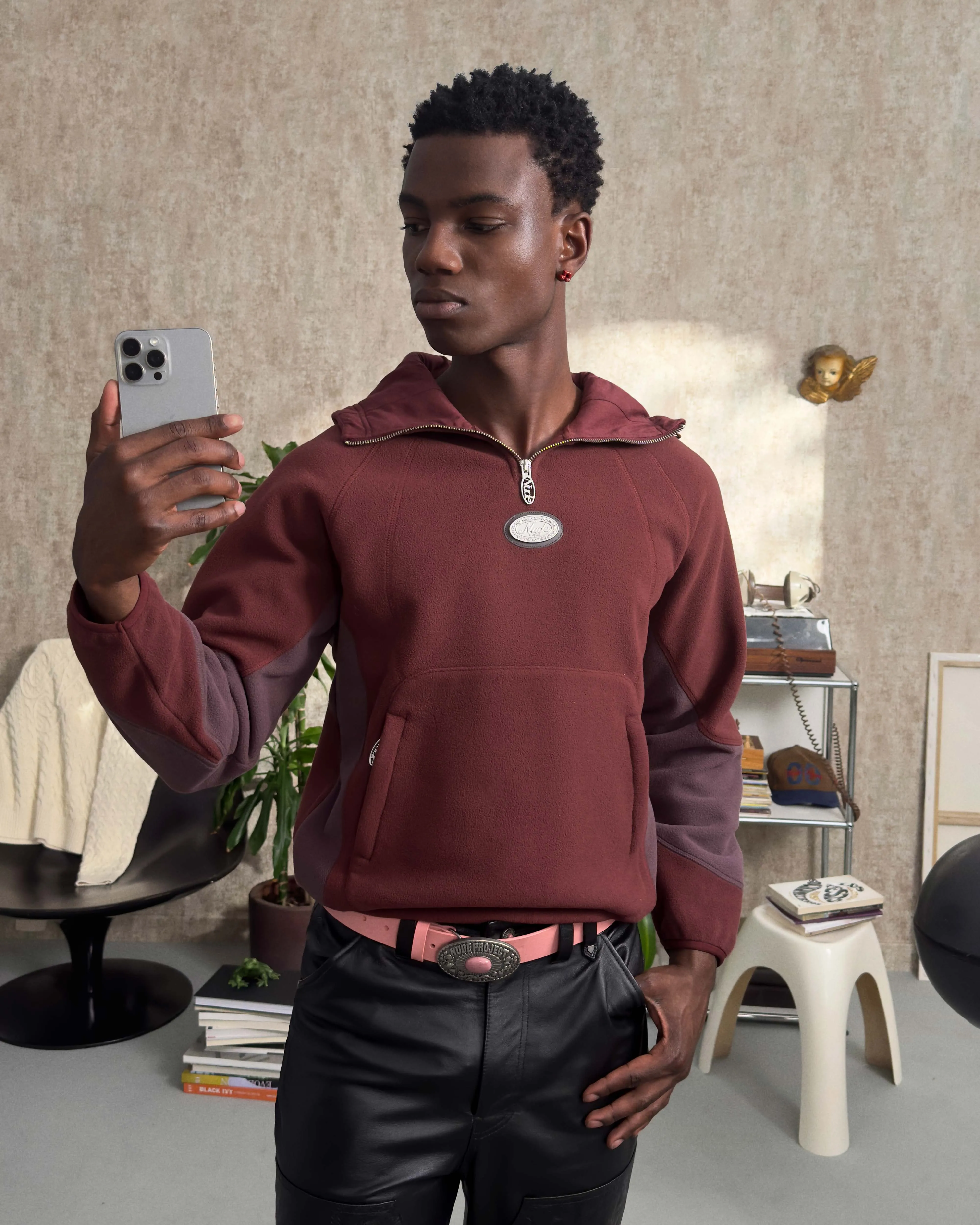 MACHIAVELLI POLAR BURGUNDY sold by Nude Project product image thumbnail 4