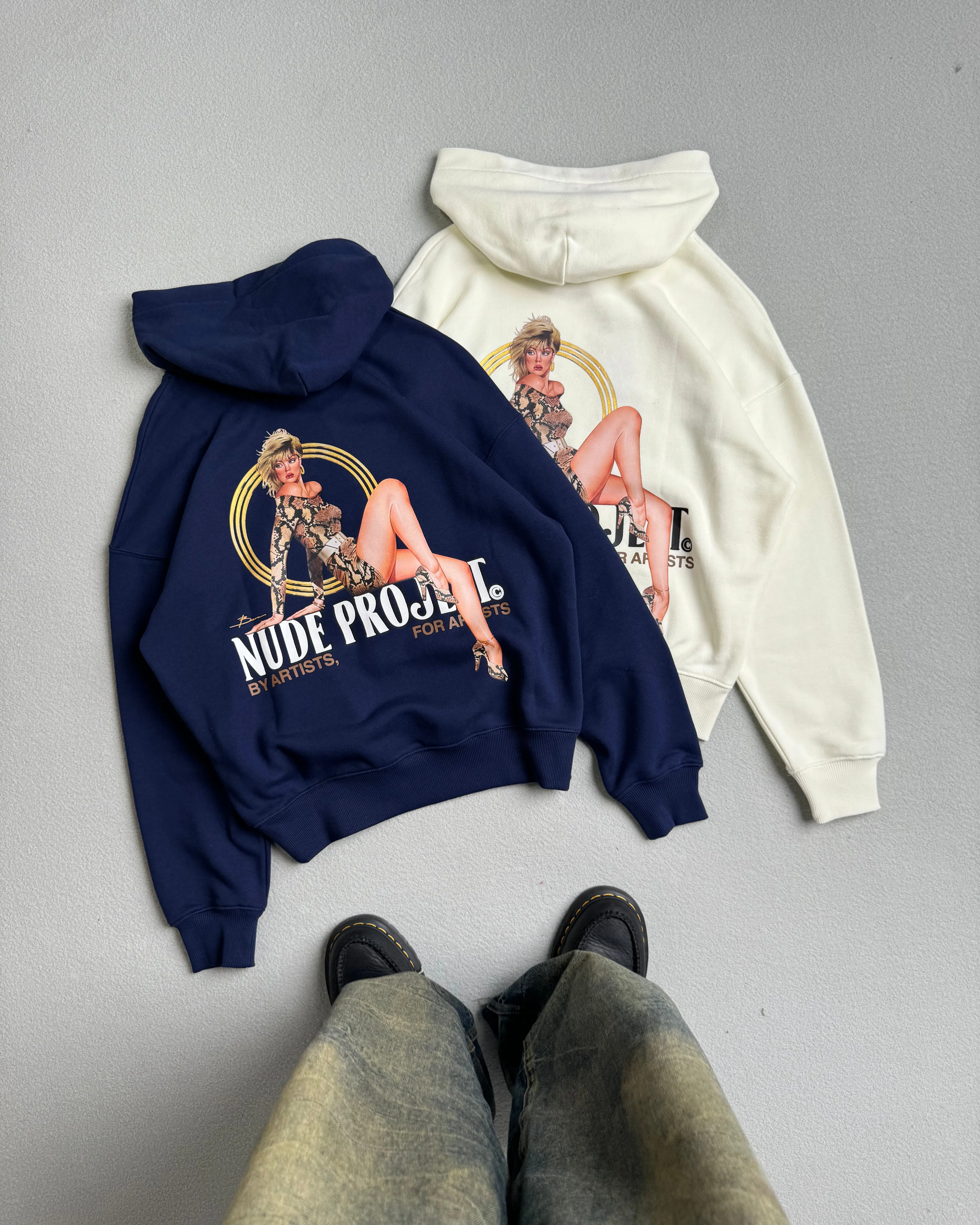 Suave Hoodie Navy sold by Nude Project product image thumbnail 5