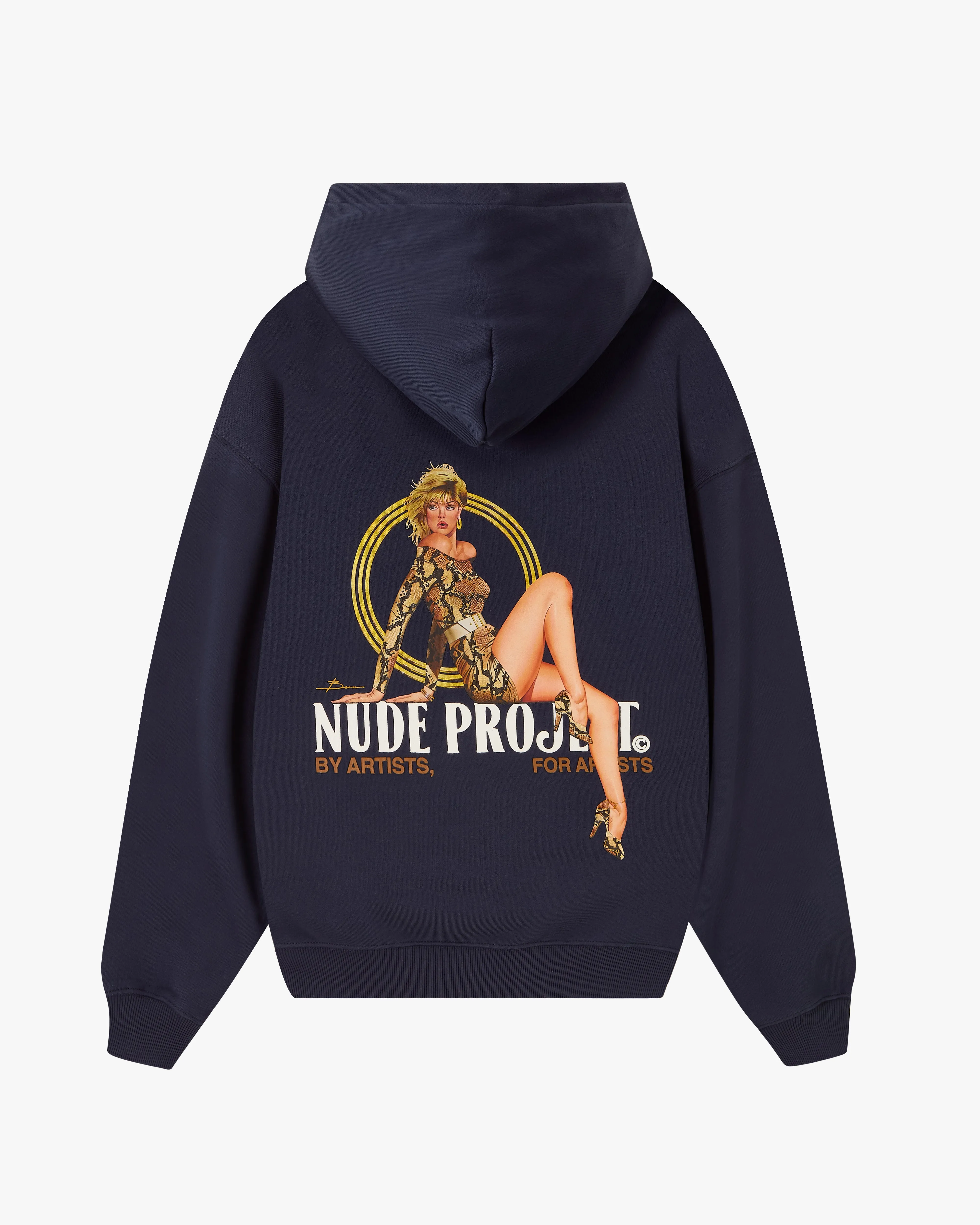 Suave Hoodie Navy sold by Nude Project