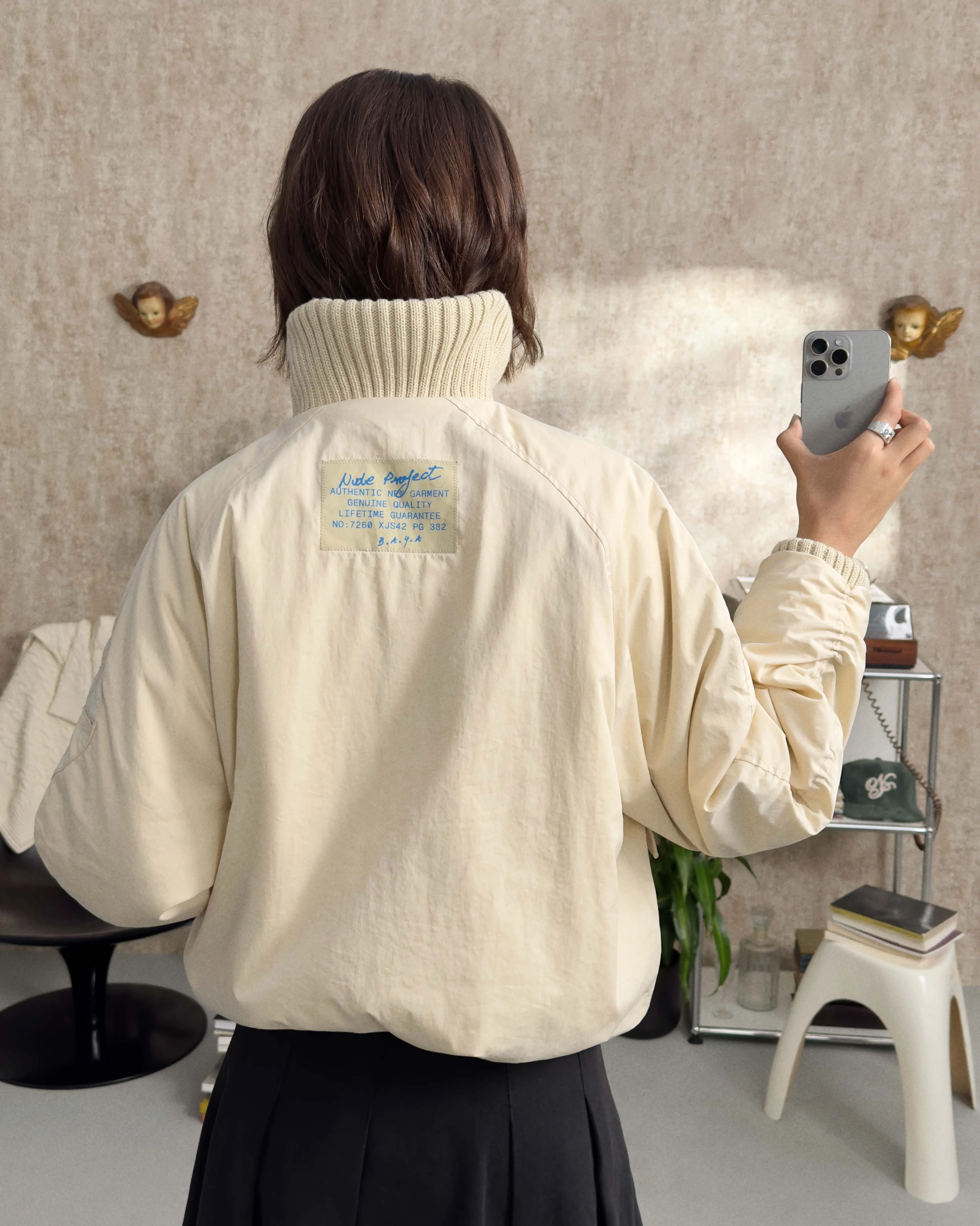 VERSAILLES BOMBER MARSHMALLOW sold by Nude Project product image thumbnail 3