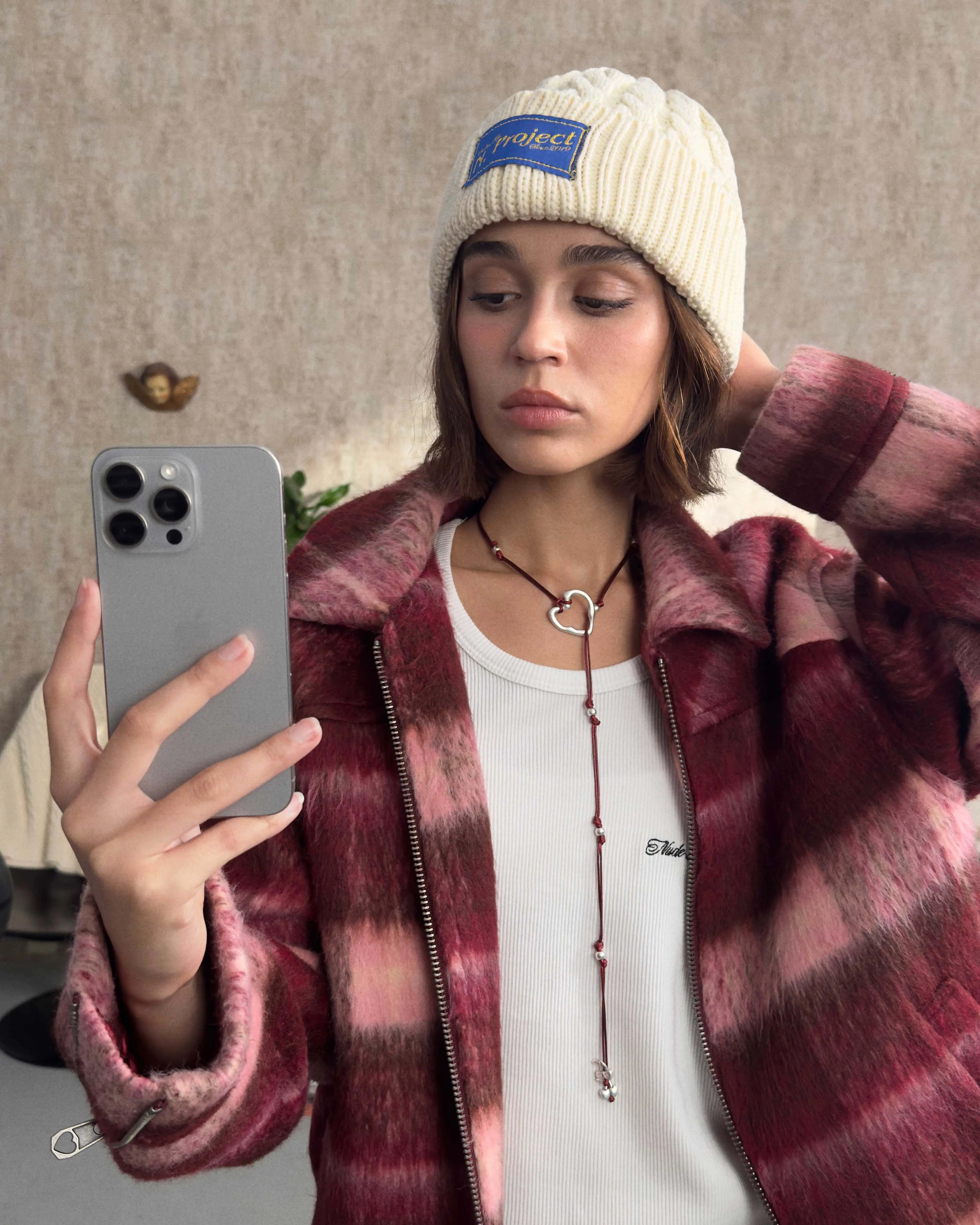 THE Y NECKLACE RED sold by Nude Project product image thumbnail 2