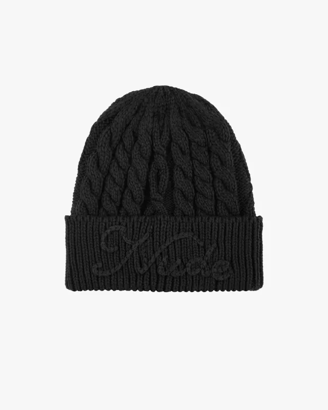 LA NONNA BEANIE BLACK sold by Nude Project