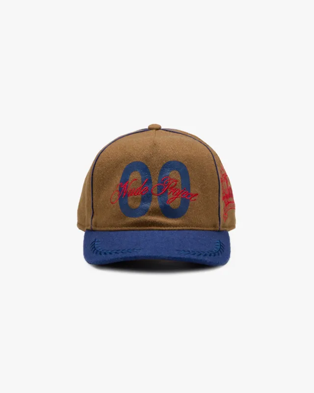 Chateau Team Cap Brown-Navy sold by Nude Project