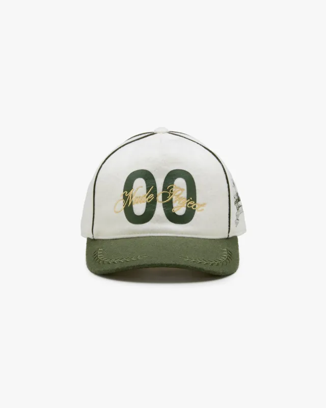 Chateau Team Cap White-Olive sold by Nude Project