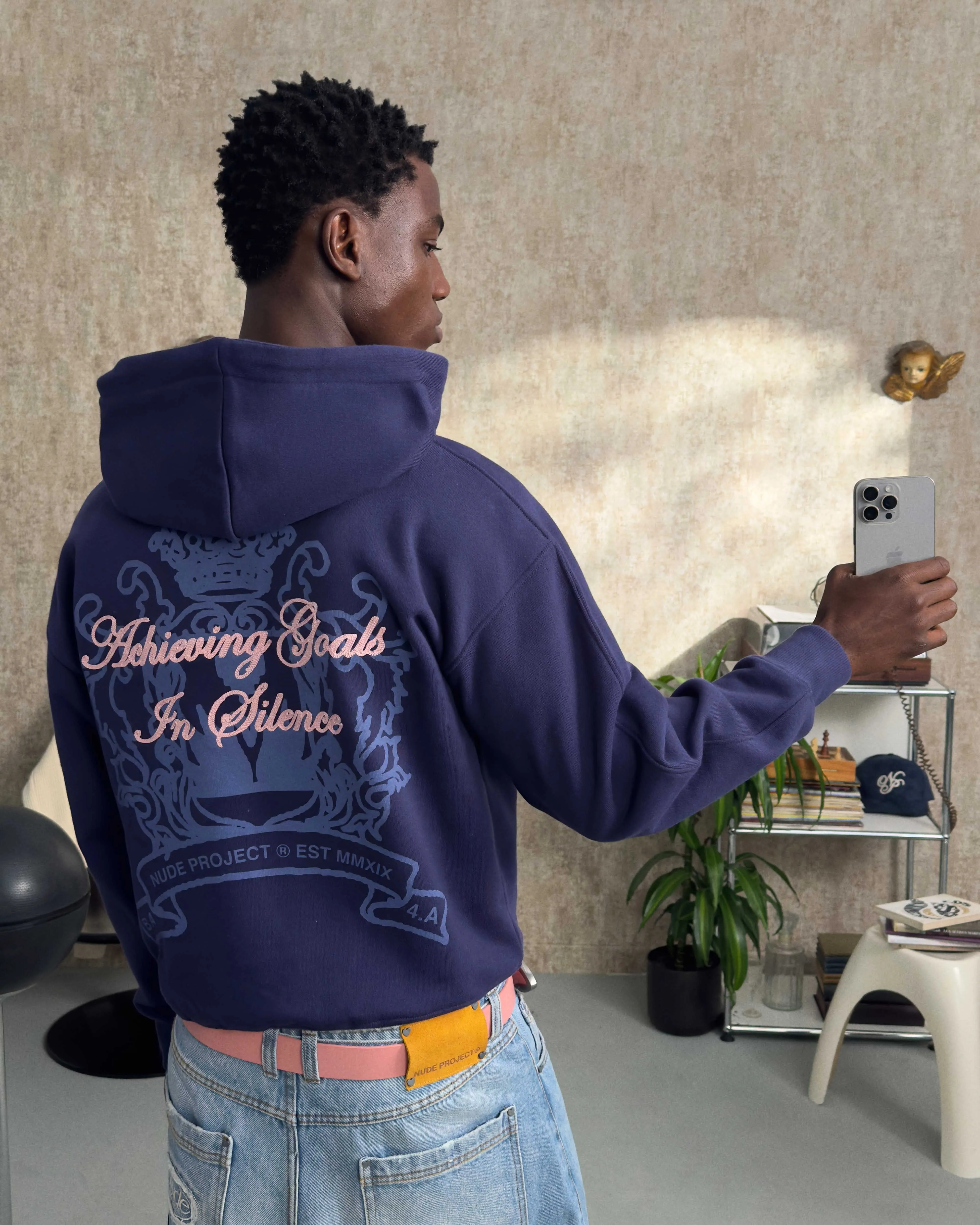 CHATEAU HOODIE NAVY sold by Nude Project product image thumbnail 4