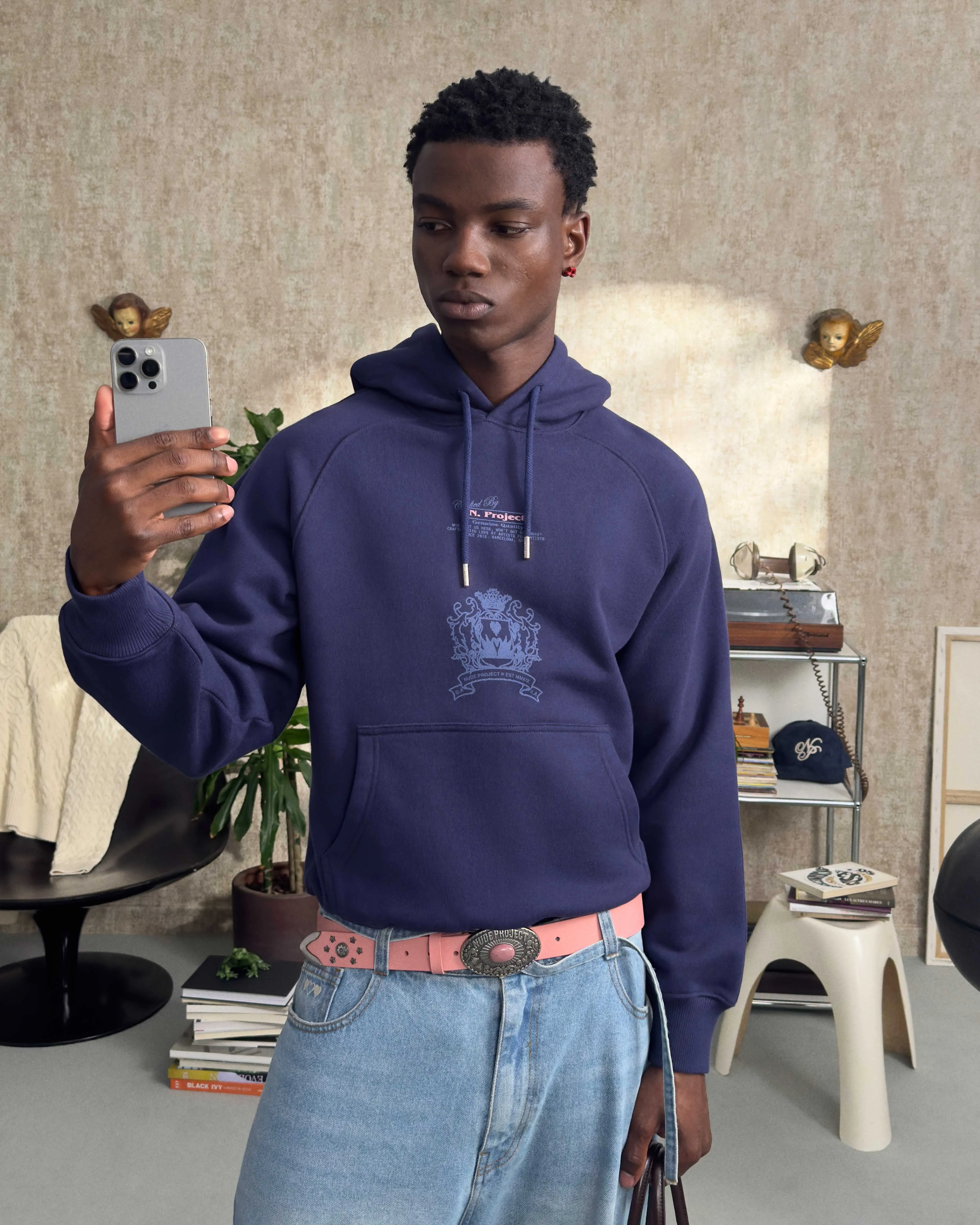 CHATEAU HOODIE NAVY sold by Nude Project product image thumbnail 2