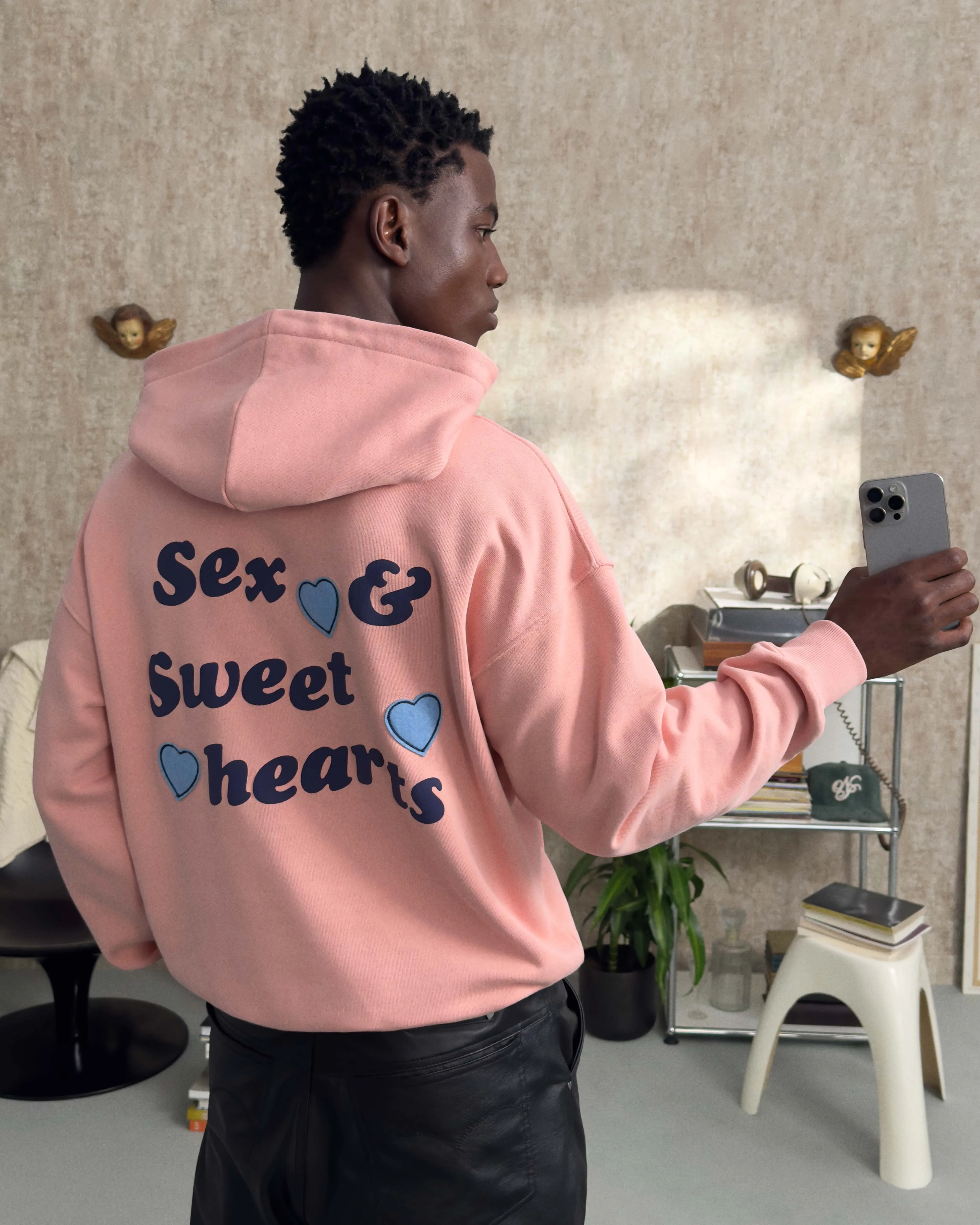 "Pleasures" Hoodie Pink sold by Nude Project product image thumbnail 2