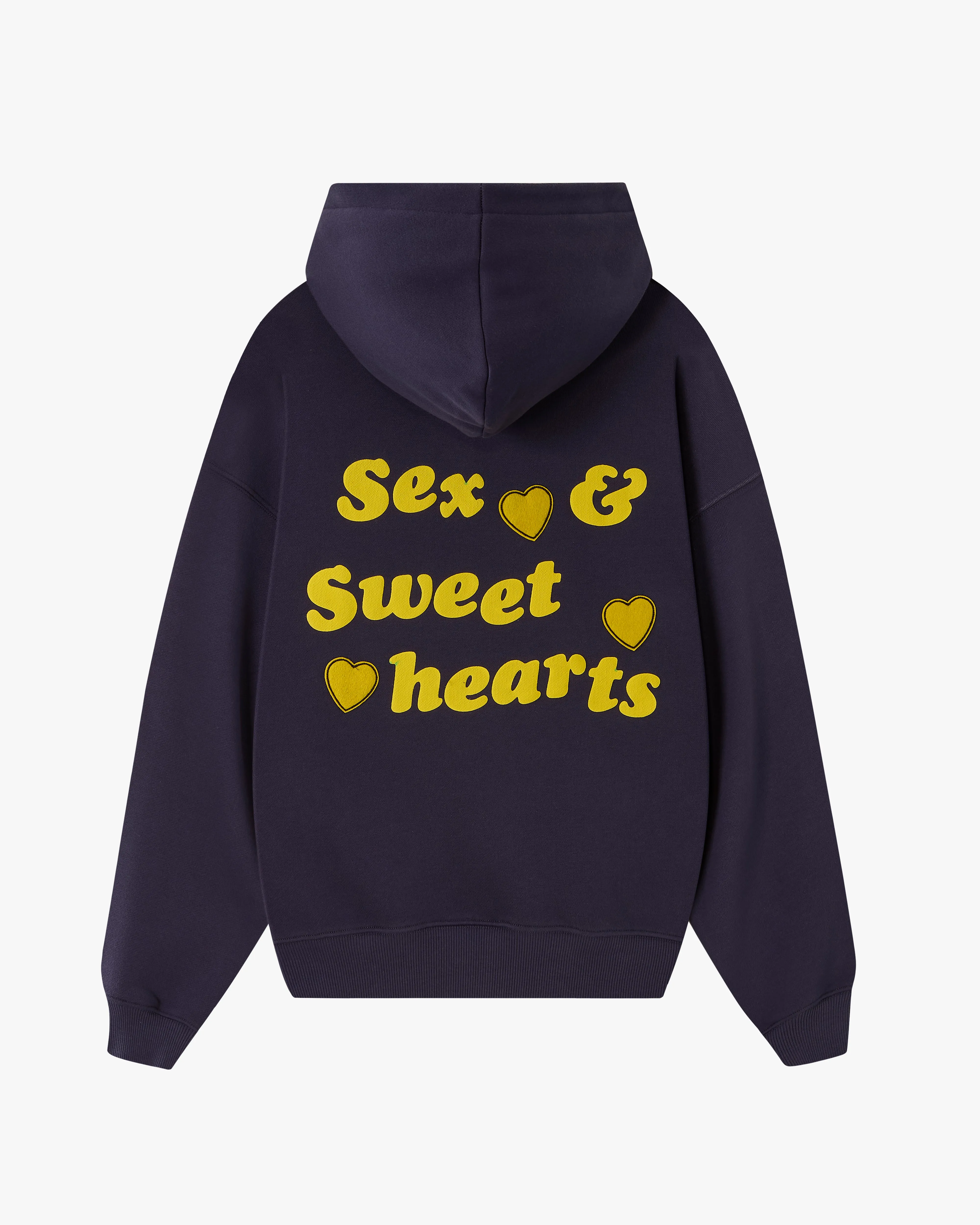 "PLEASURES" HOODIE NAVY sold by Nude Project