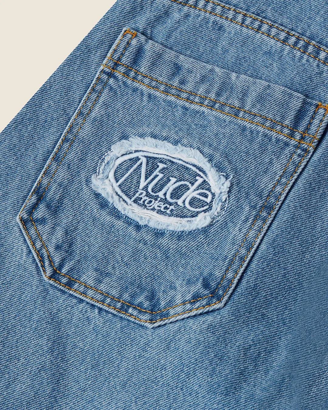 DENIM PANTS WASHED BLUE sold by Nude Project product image thumbnail 4