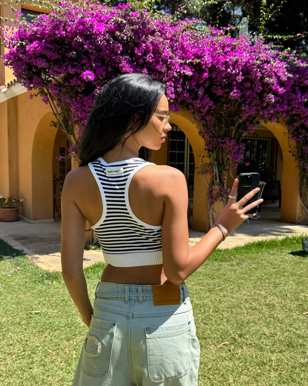 Lise Tank Top Stripes sold by Nude Project product image thumbnail 3