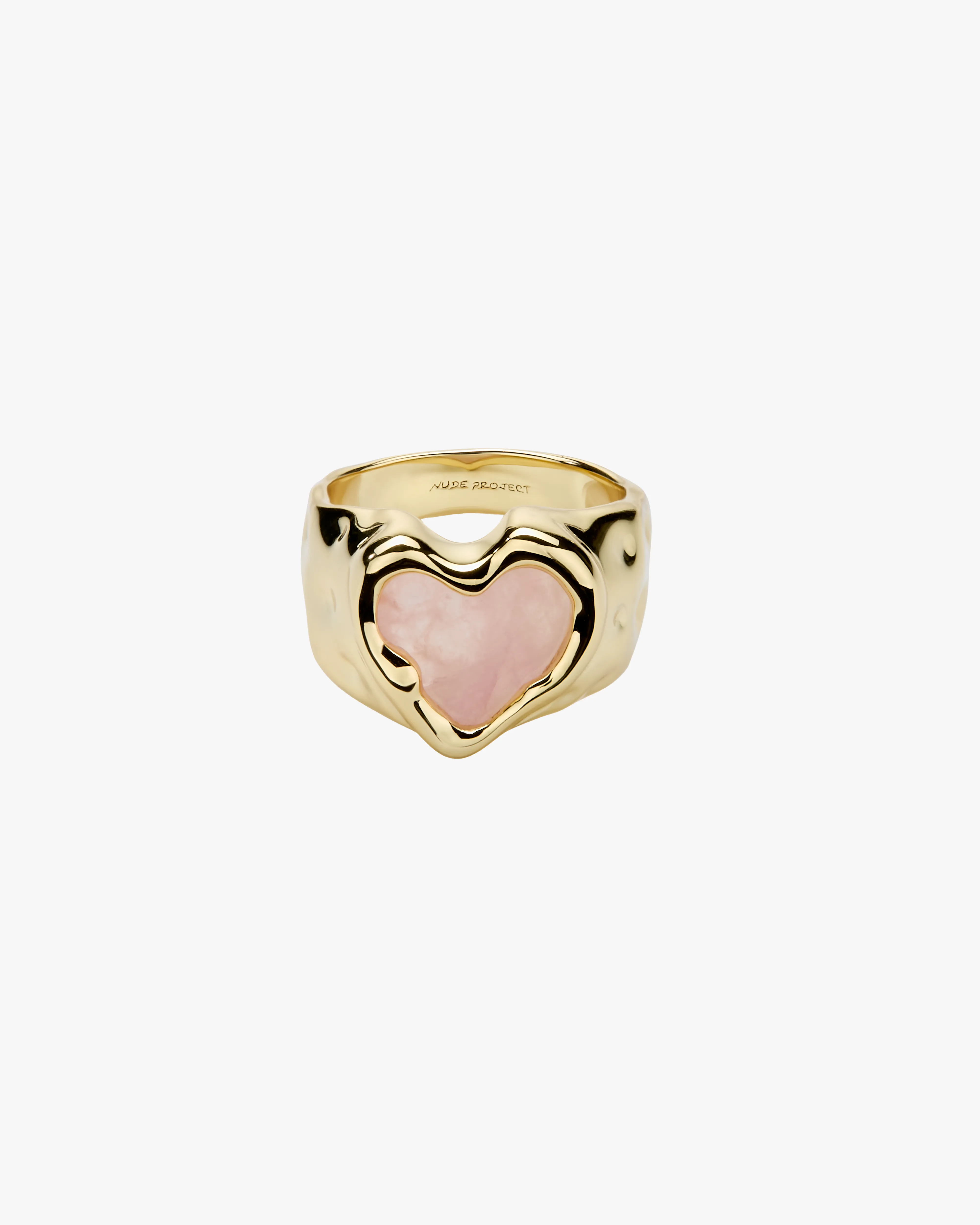 Quartz Ring Gold sold by Nude Project