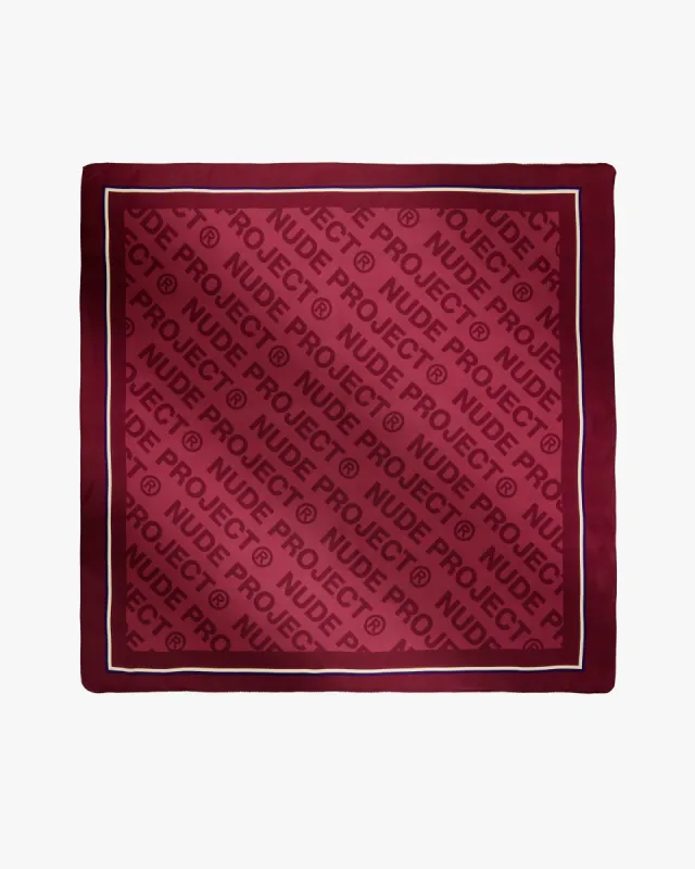 Classic Handkerchief Logo Burgundy sold by Nude Project