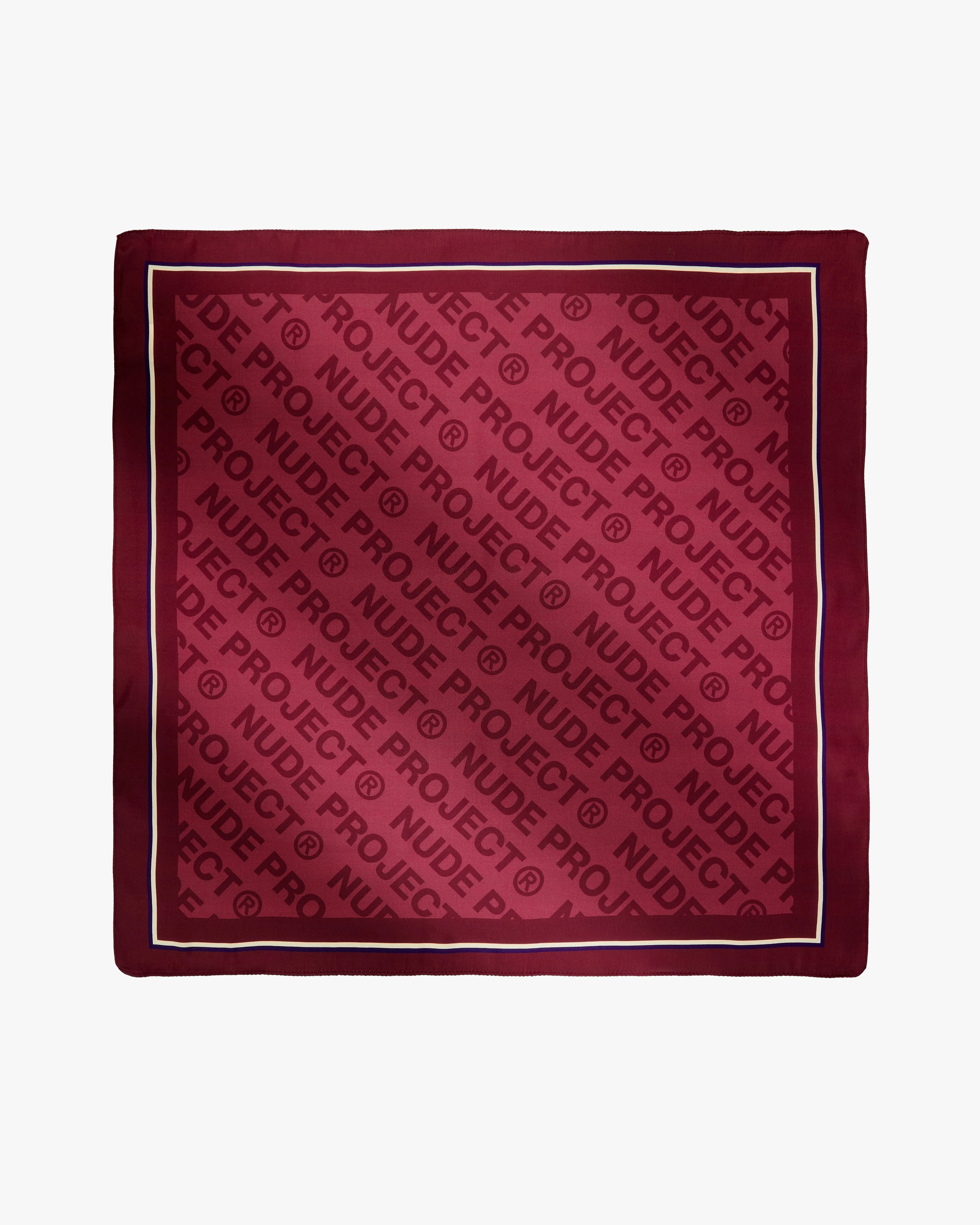 Classic Handkerchief Logo Burgundy sold by Nude Project
