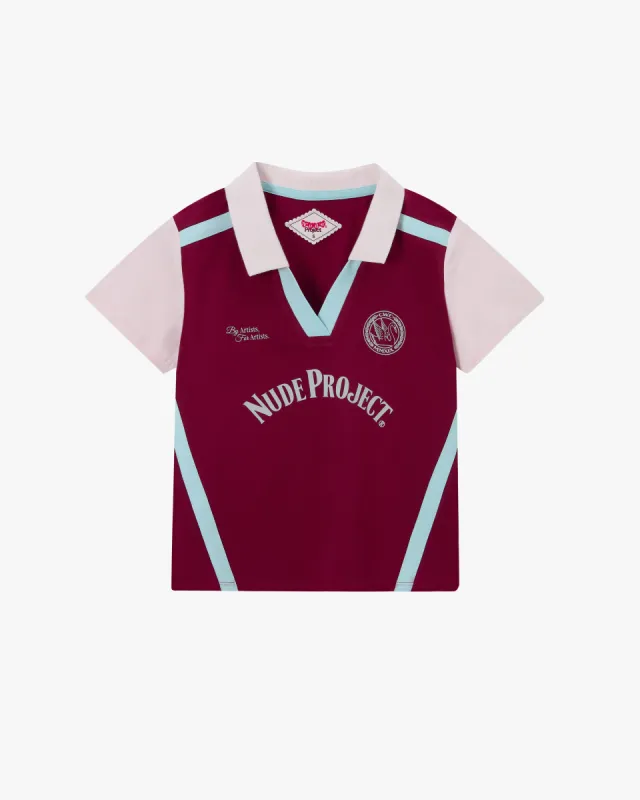 Winner Polo Burgundy sold by Nude Project