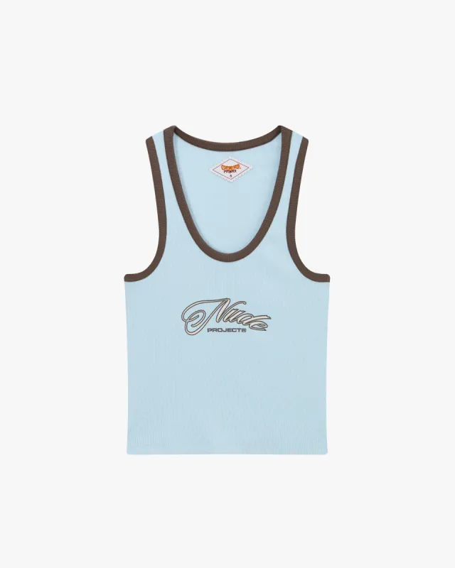 Every Day Tank Top Blue sold by Nude Project