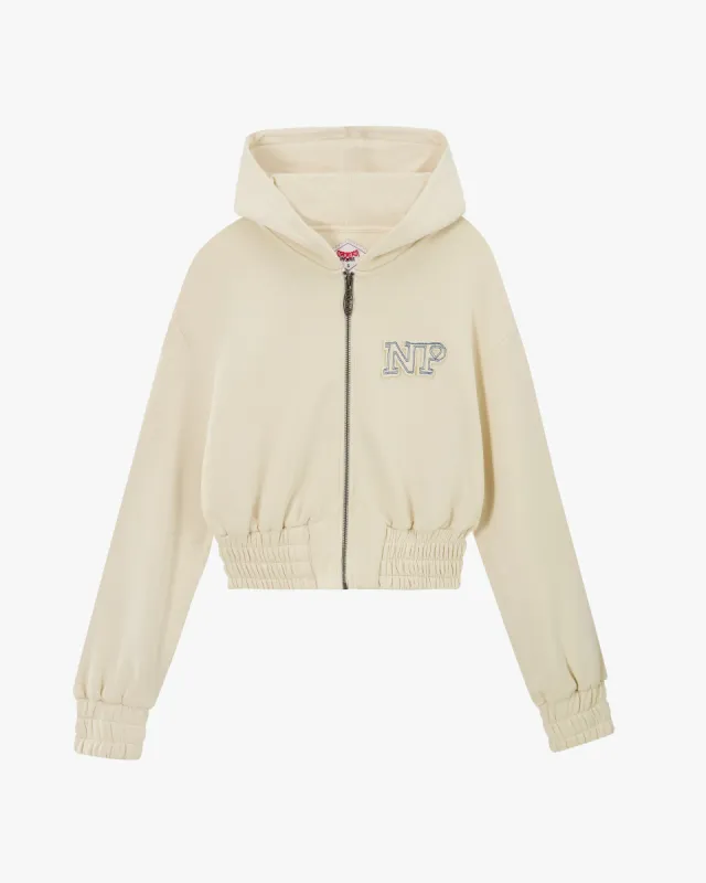 Typa Day Cropped Hoodie Marshmallow sold by Nude Project