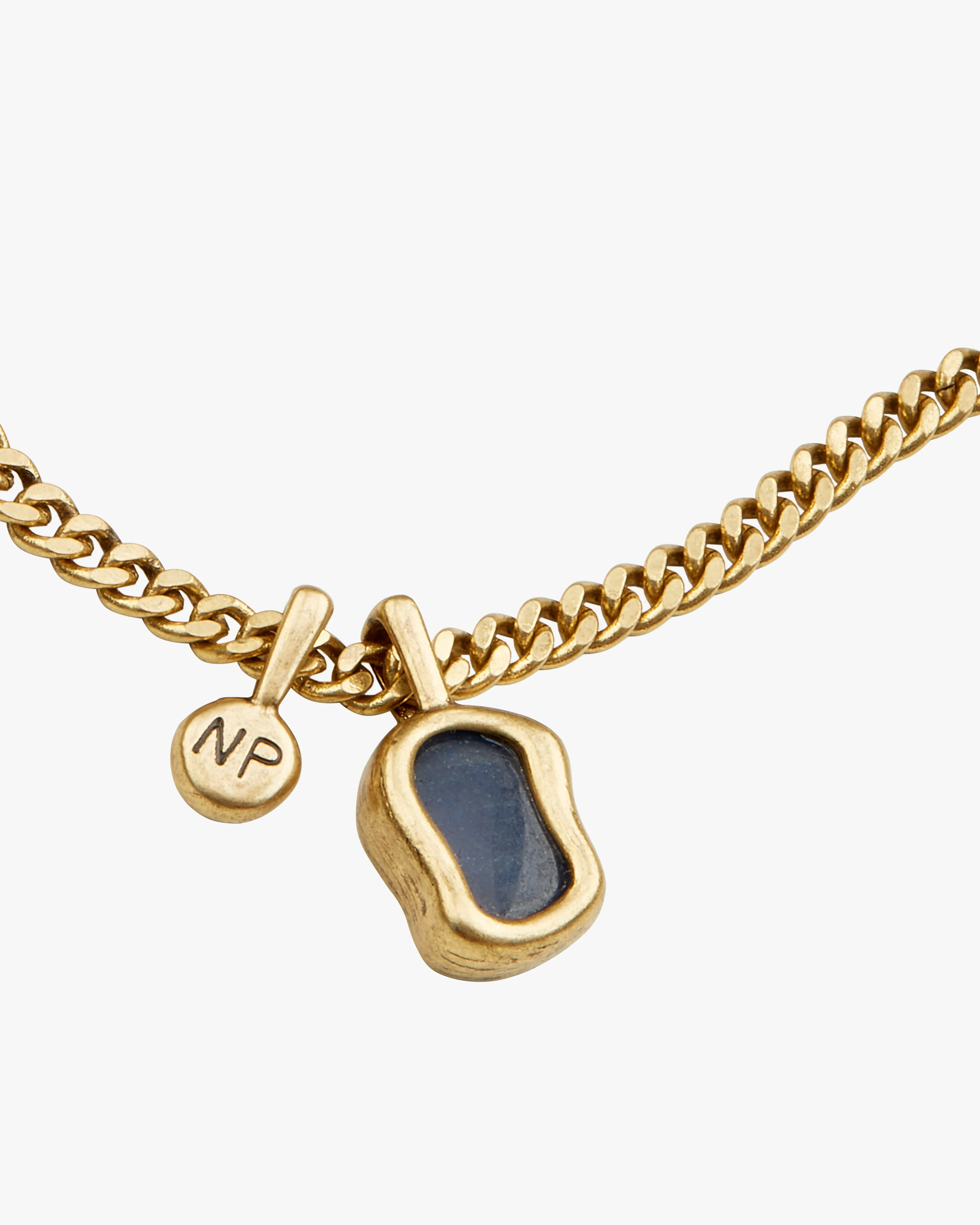 Blue Ocean Necklace Gold sold by Nude Project product image thumbnail 2