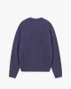 La Nonna Knit Cable Sweater Navy sold by Nude Project