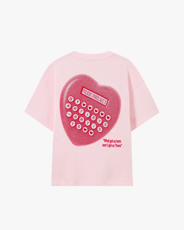 Calculator Tee Pink sold by Nude Project