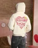 Heartbroken Zip-Up Hoodie Marshmallow sold by Nude Project