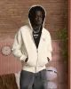 Heartbroken Zip-Up Hoodie Marshmallow sold by Nude Project