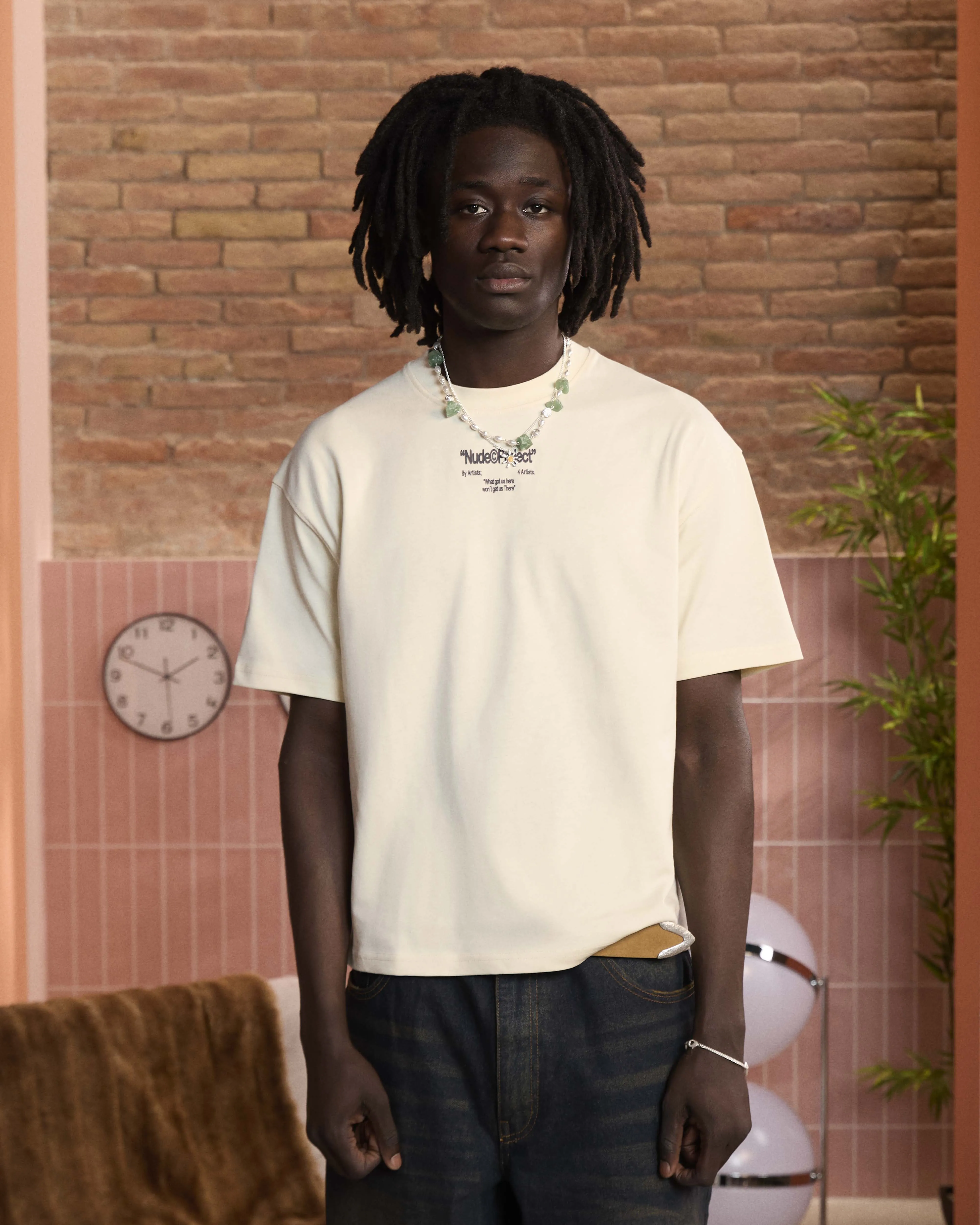 Calculator Tee Marshmallow sold by Nude Project product image thumbnail 5