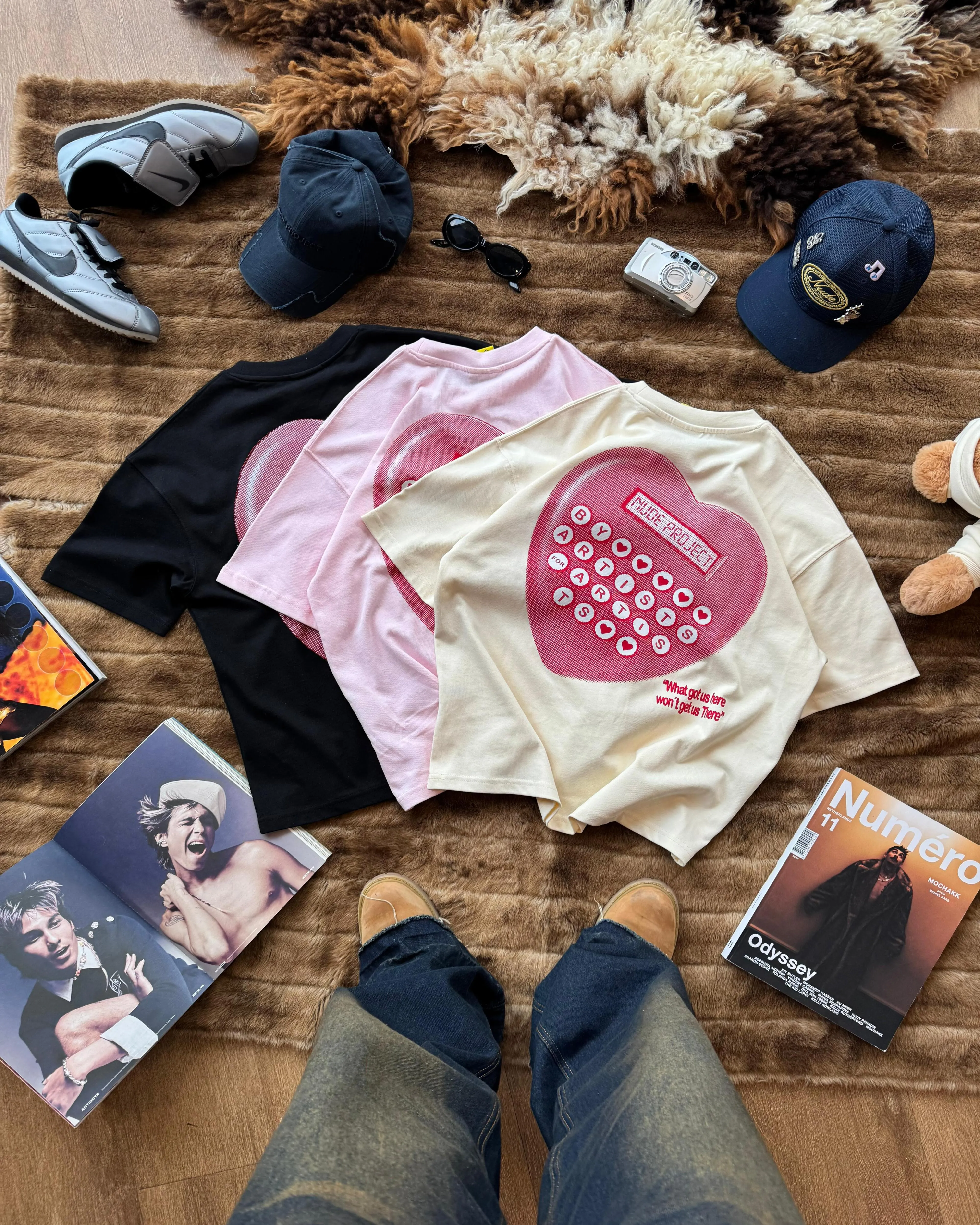 Calculator Tee Marshmallow sold by Nude Project product image thumbnail 2