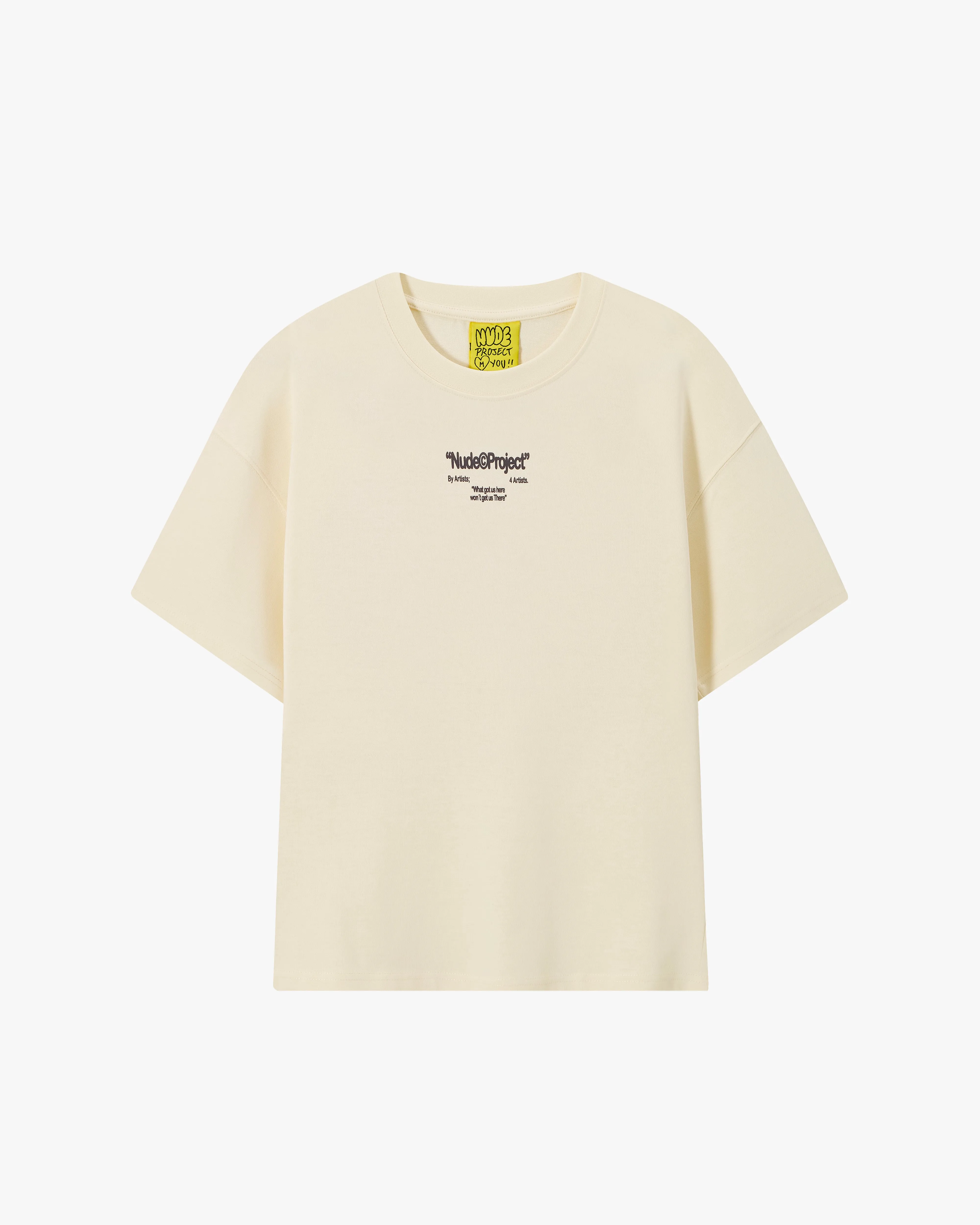 Calculator Tee Marshmallow sold by Nude Project product image thumbnail 3