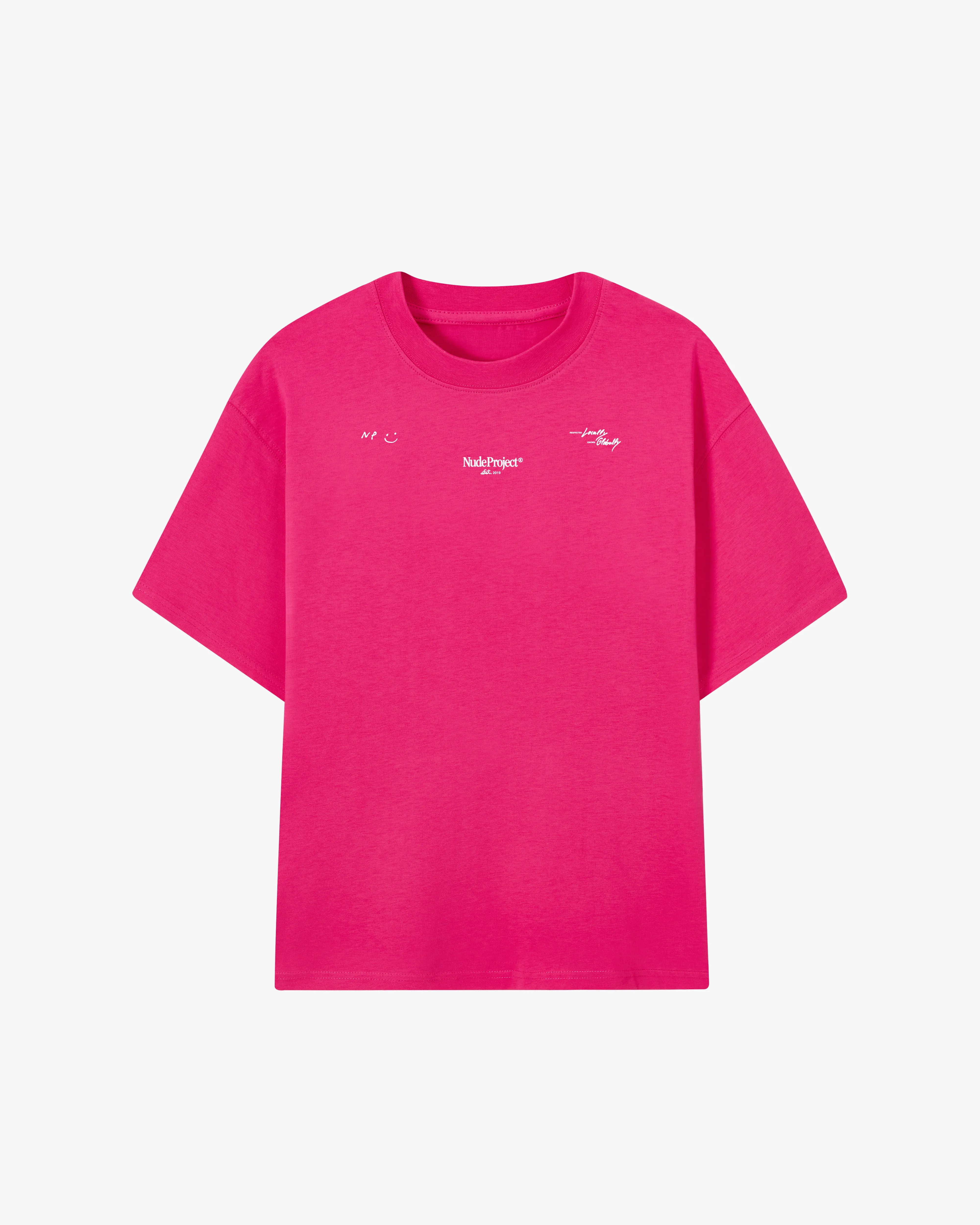 Global Soon Tee Raspberry sold by Nude Project product image thumbnail 3
