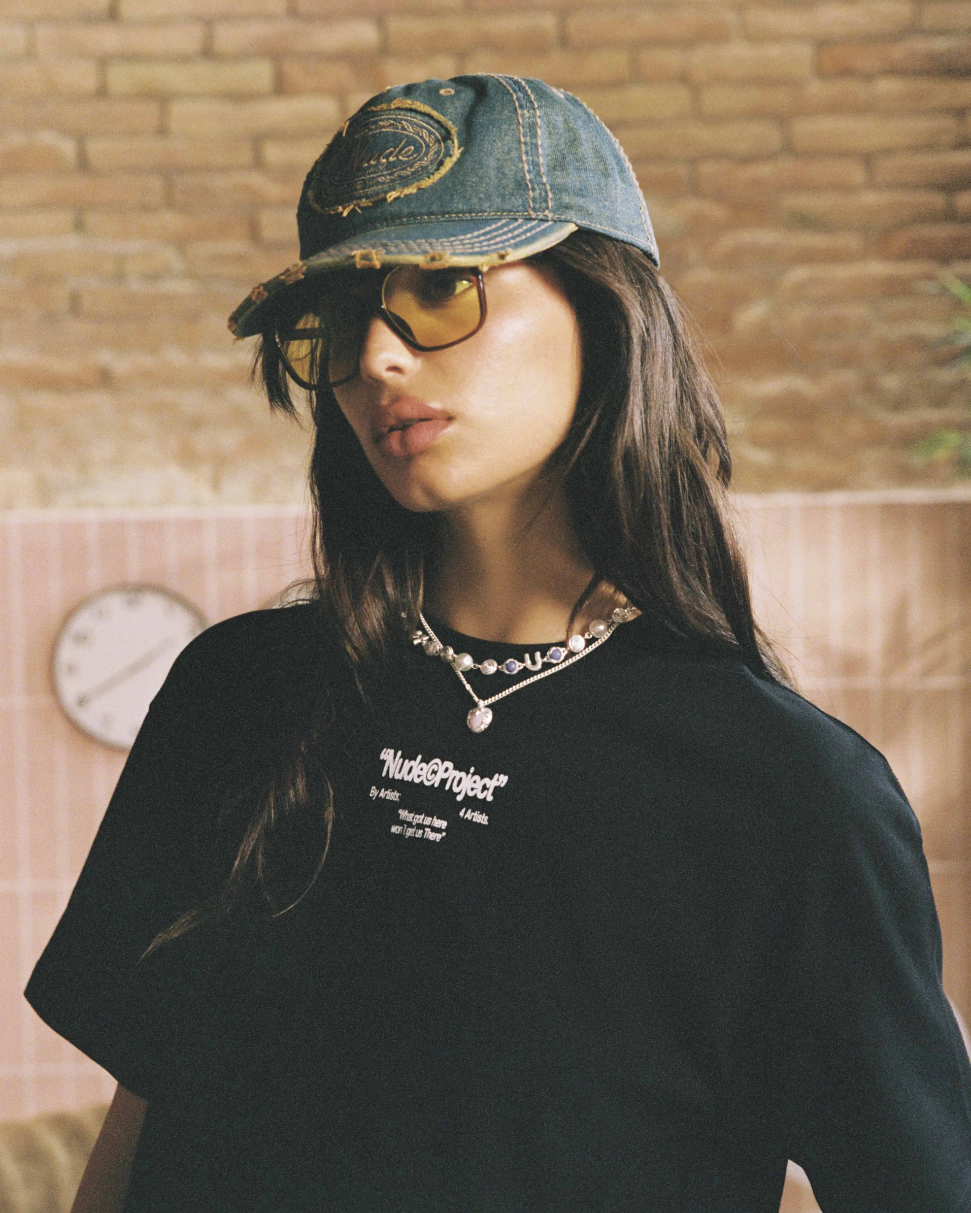 Laurel Denim Cap Green sold by Nude Project product image thumbnail 2