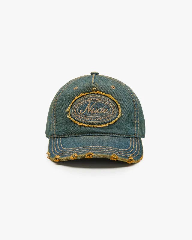 Laurel Denim Cap Green sold by Nude Project