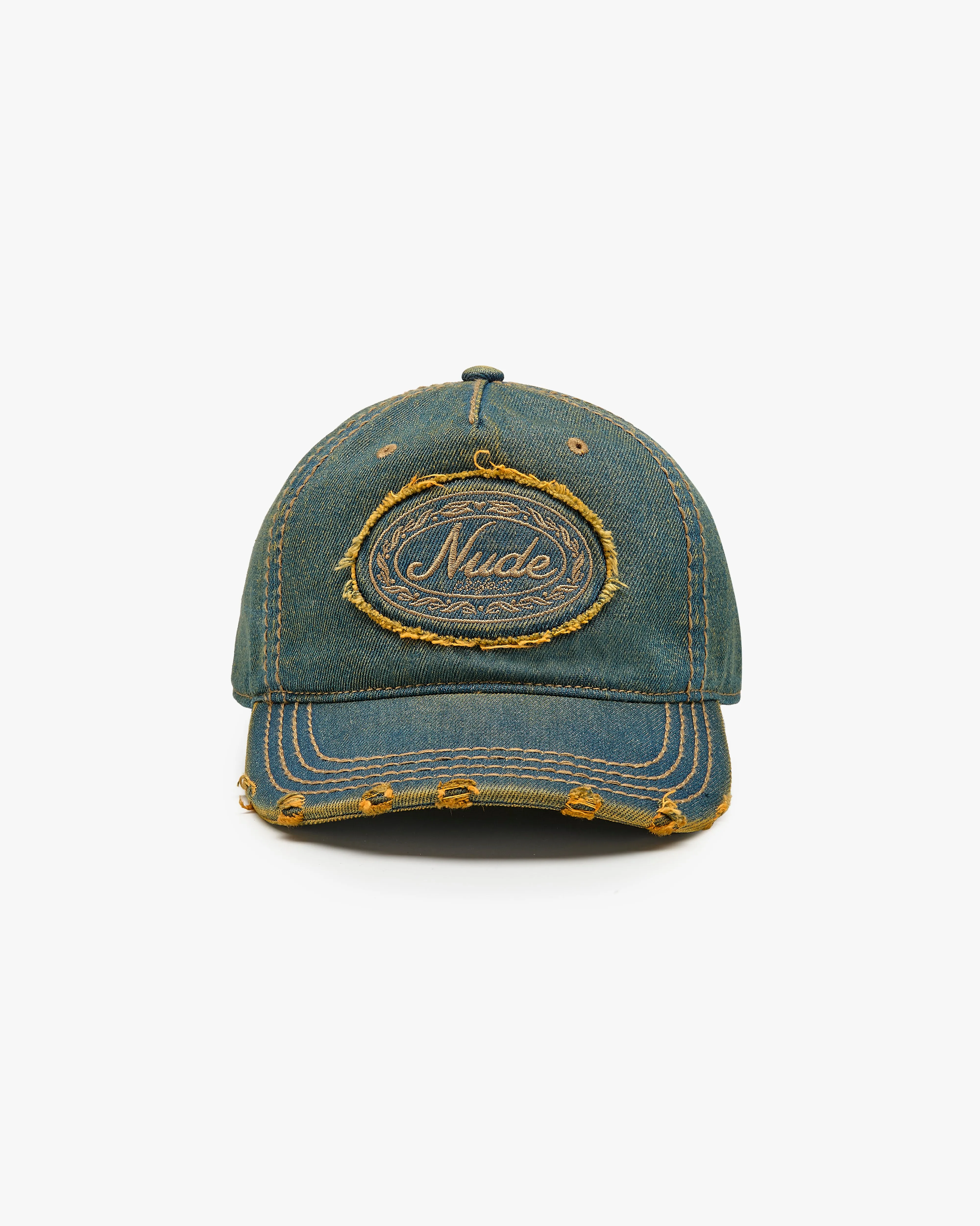 Laurel Denim Cap Green sold by Nude Project
