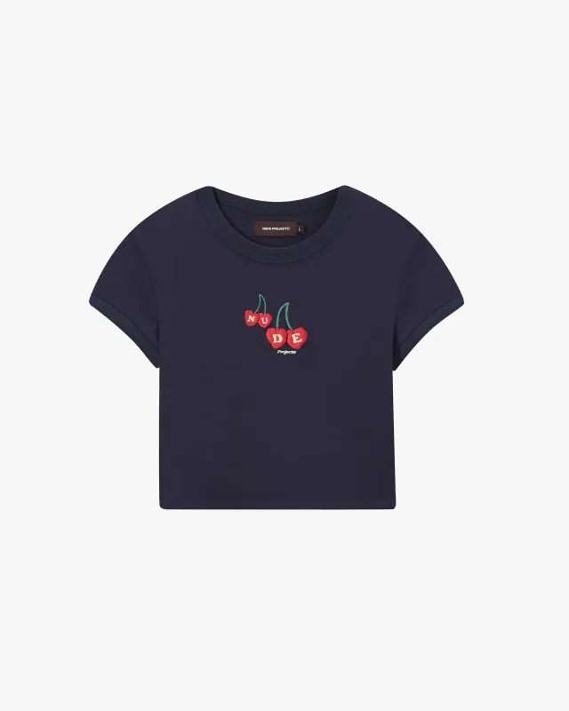 Cerise Top Navy sold by Nude Project