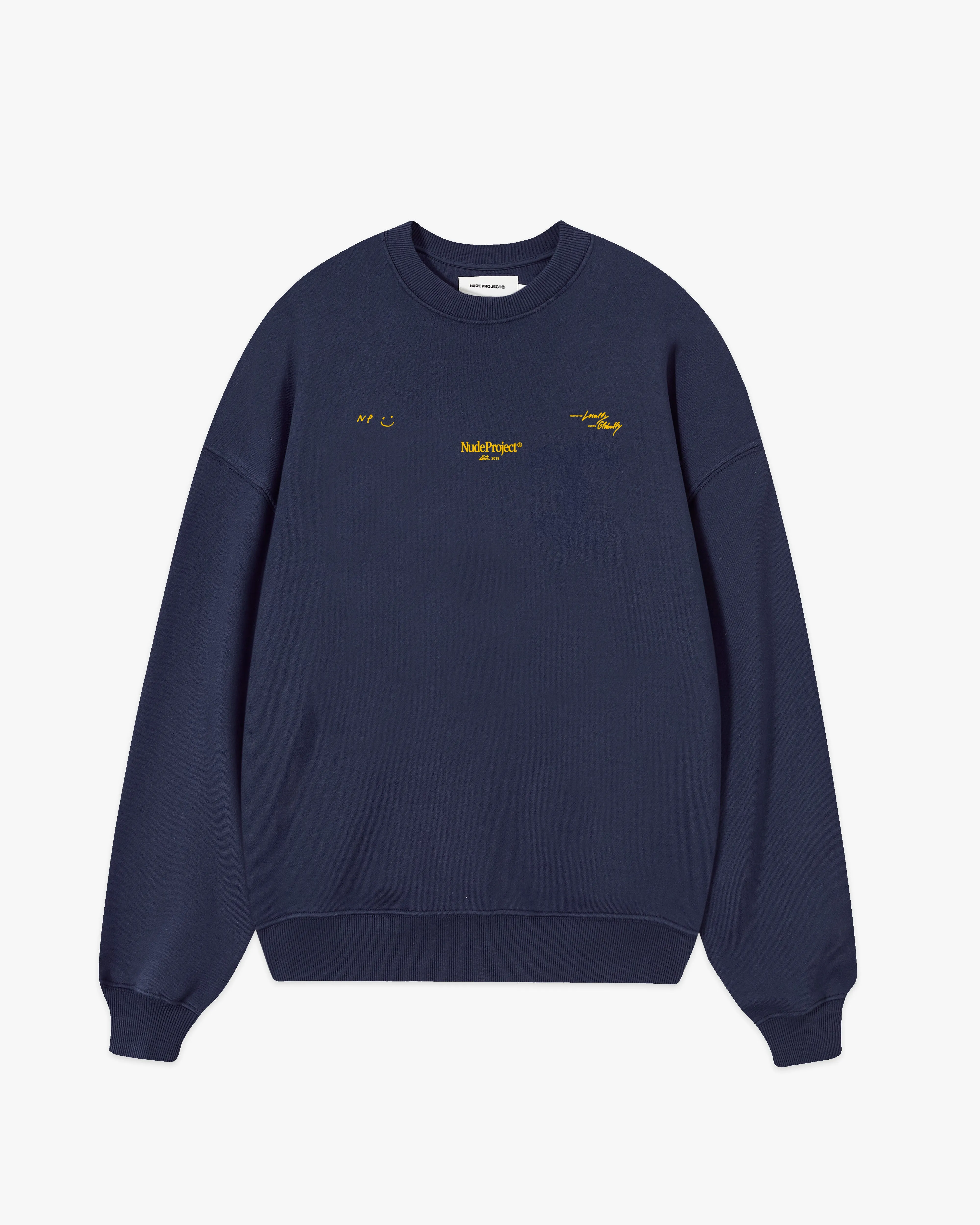 Global Soon Sweatshirt Navy sold by Nude Project product image thumbnail 2