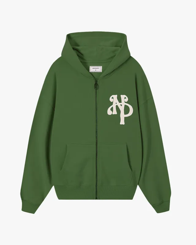 Kill Bill Zip-Up Hoodie Green sold by Nude Project