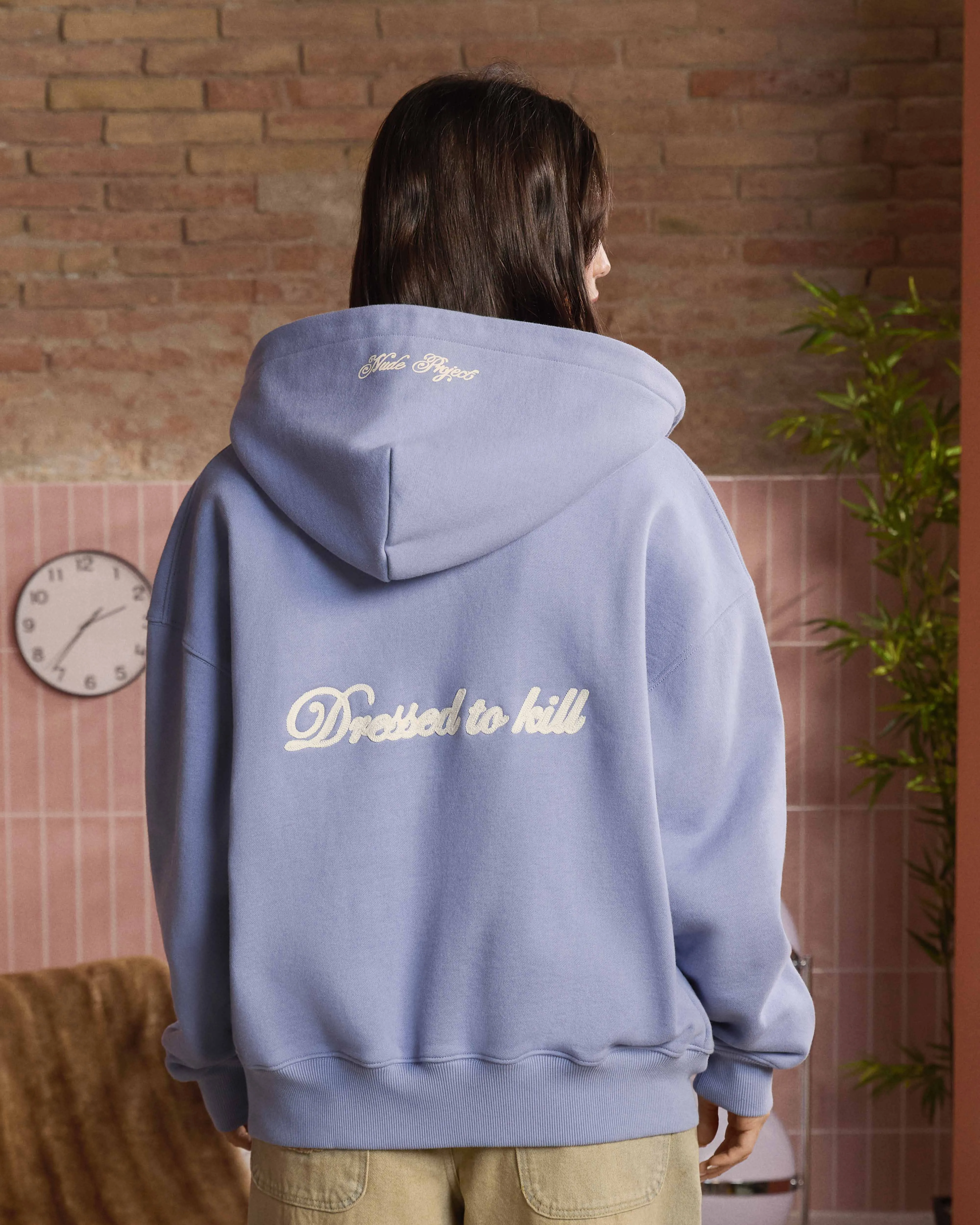 Kill Bill Zip-Up Hoodie Blue Lilac sold by Nude Project product image thumbnail 4
