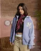 Kill Bill Zip-Up Hoodie Blue Lilac sold by Nude Project