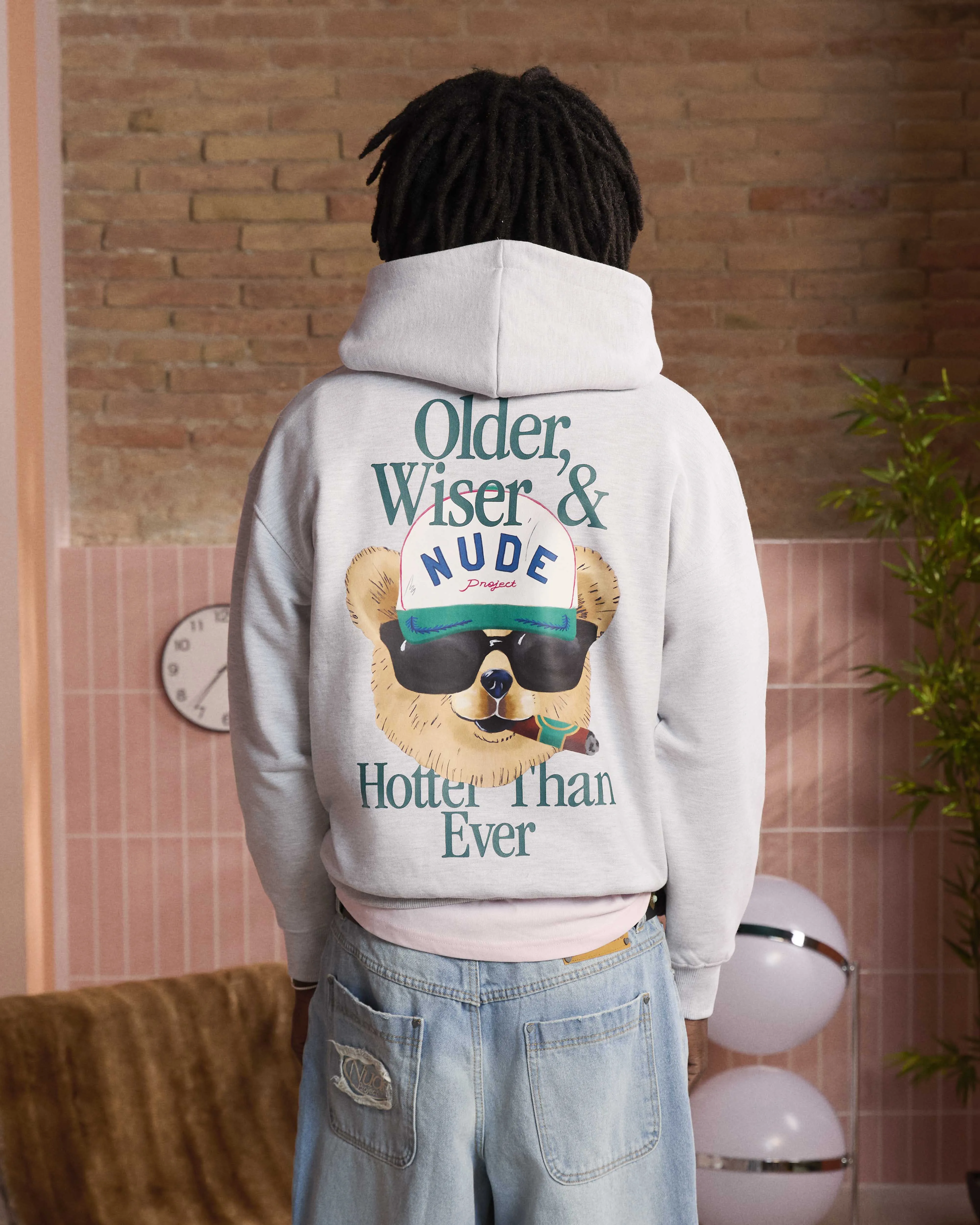 Hot Hoodie Grey Melange sold by Nude Project product image thumbnail 2