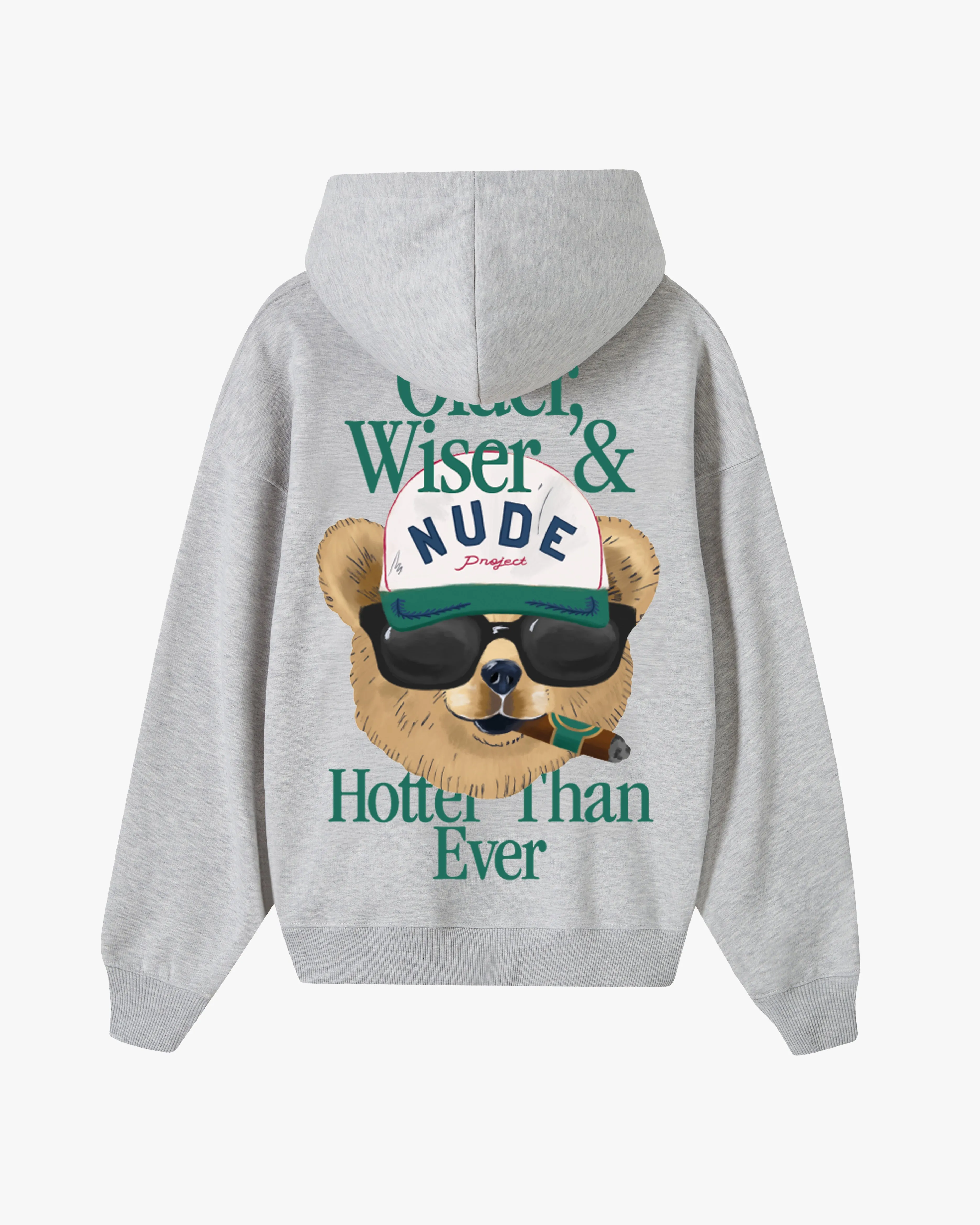 Hot Hoodie Grey Melange sold by Nude Project