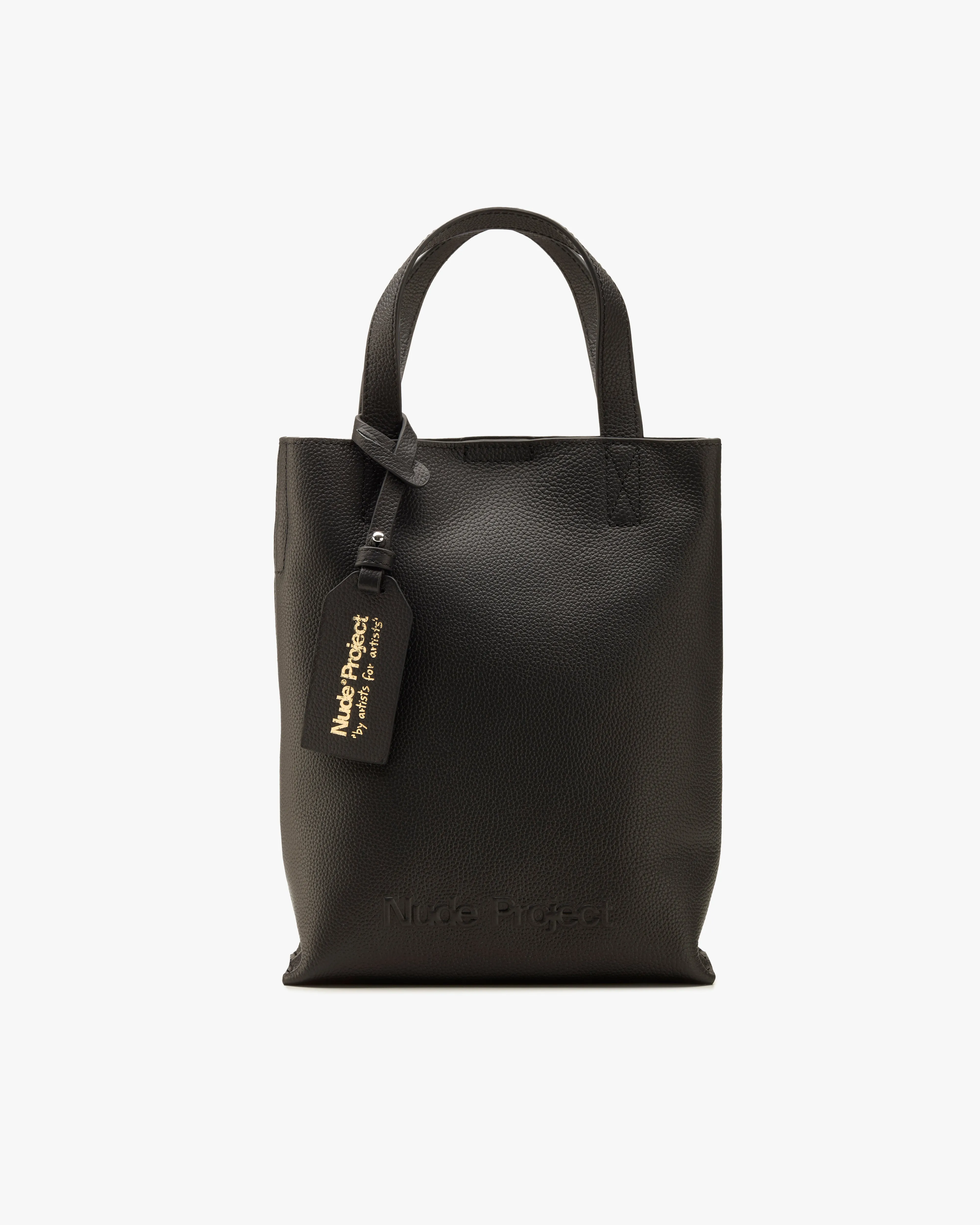 Minimal Leather Bag Black sold by Nude Project