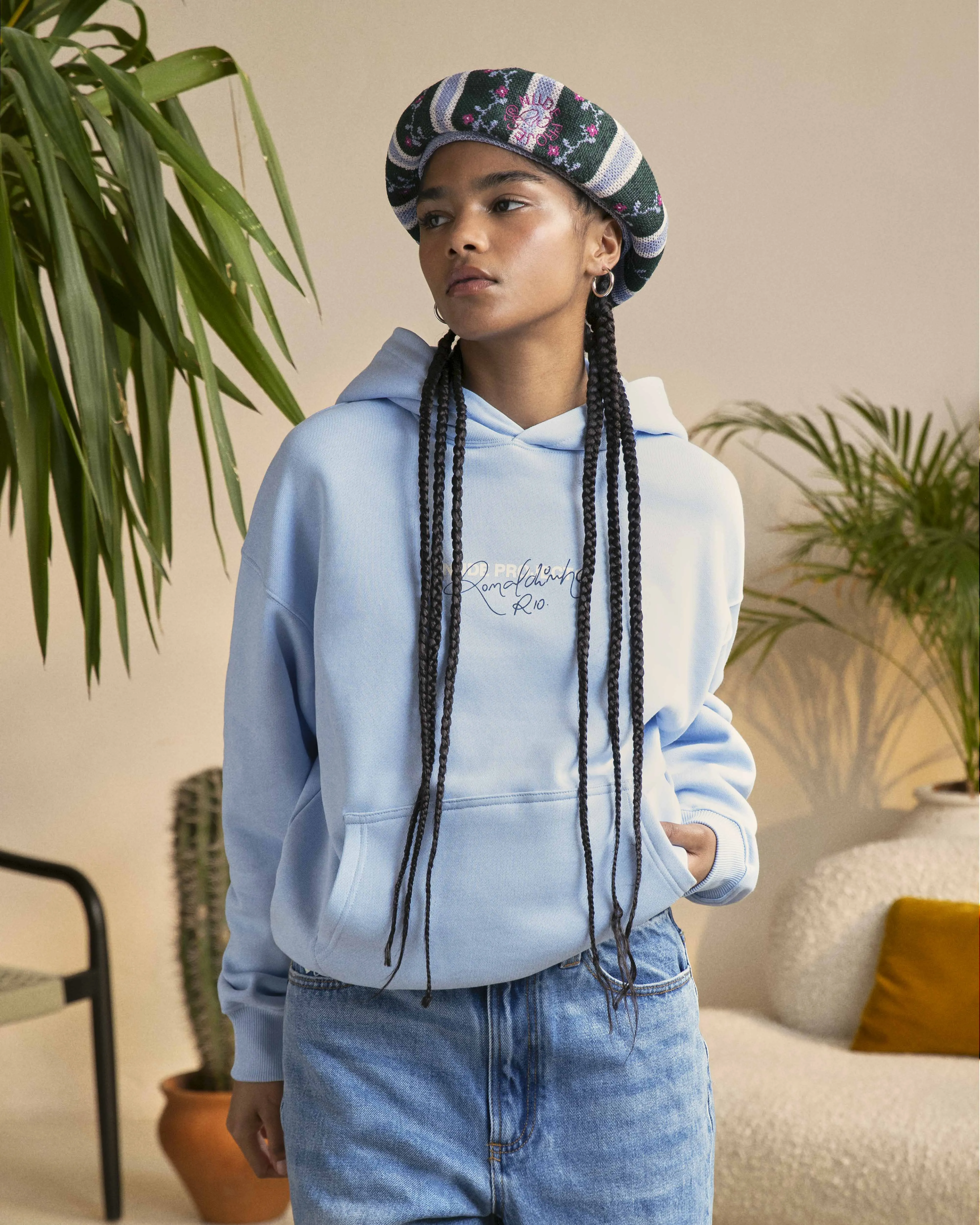 Champion Hoodie Light Blue sold by Nude Project product image thumbnail 5