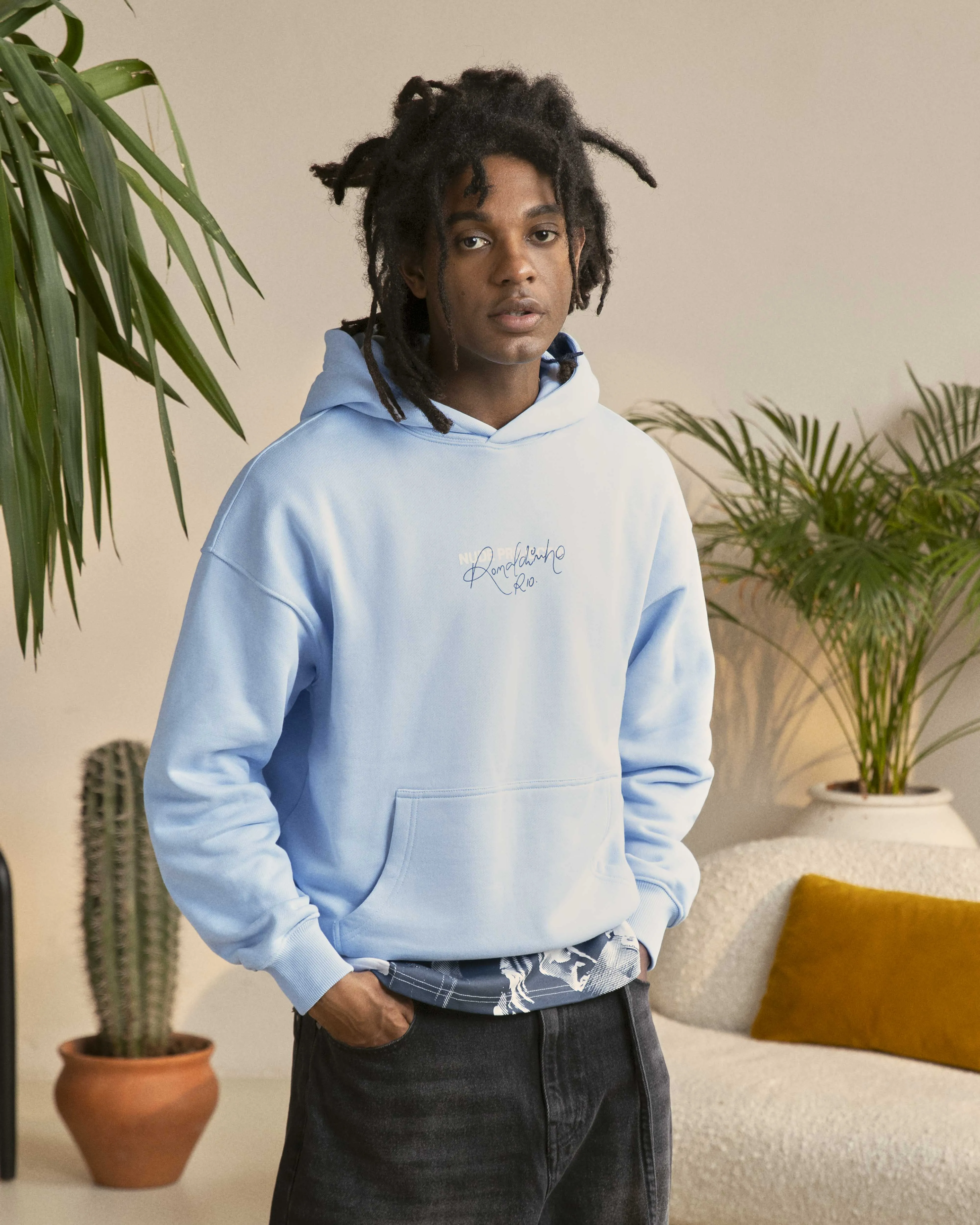 Champion Hoodie Light Blue sold by Nude Project product image thumbnail 2