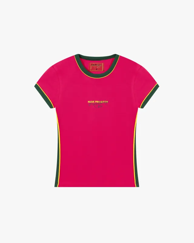 Brazil Tee Pink sold by Nude Project